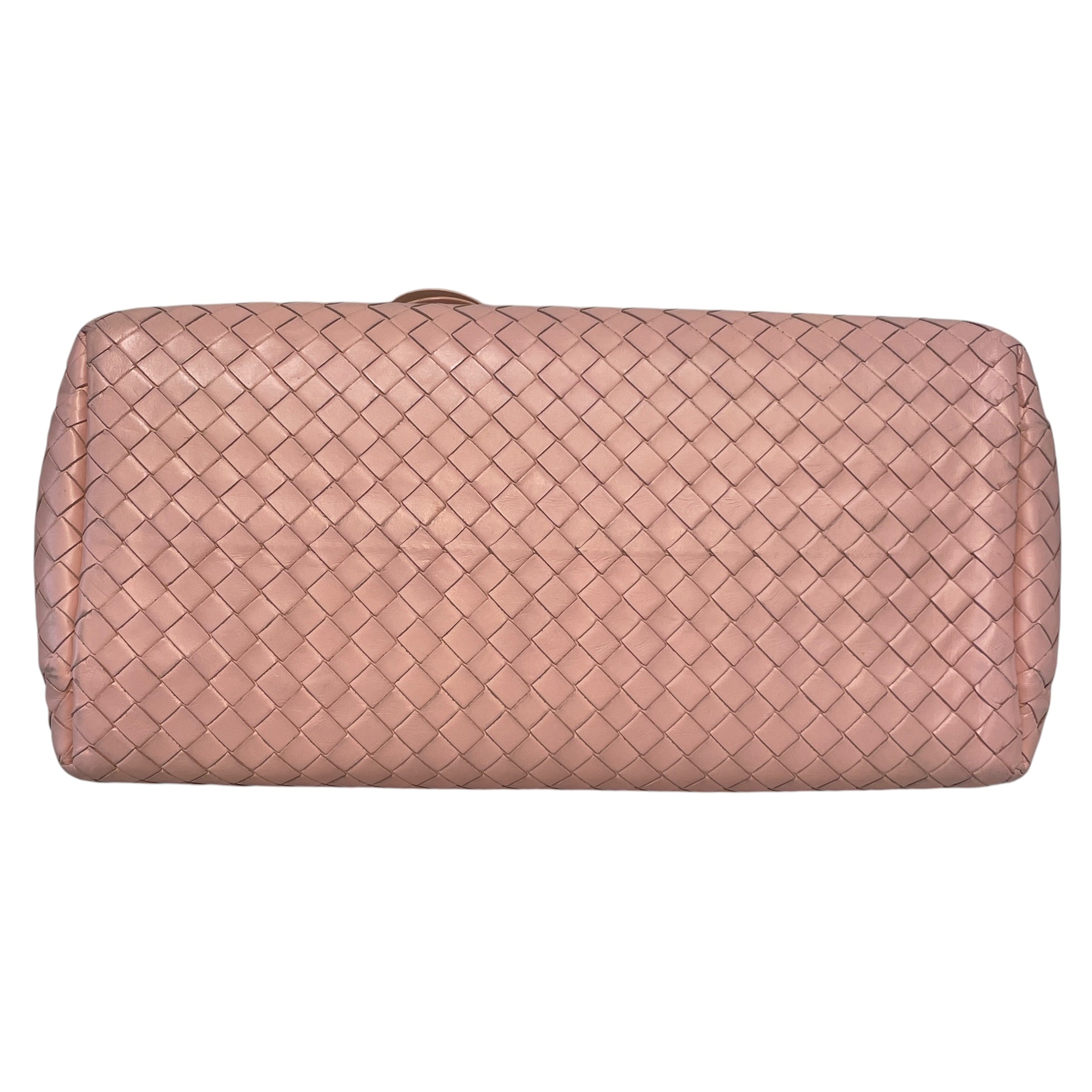 BOTTEGA VENETA/Hand Bag/Leather/PNK/Small Roma Intreciatto Bag view 3