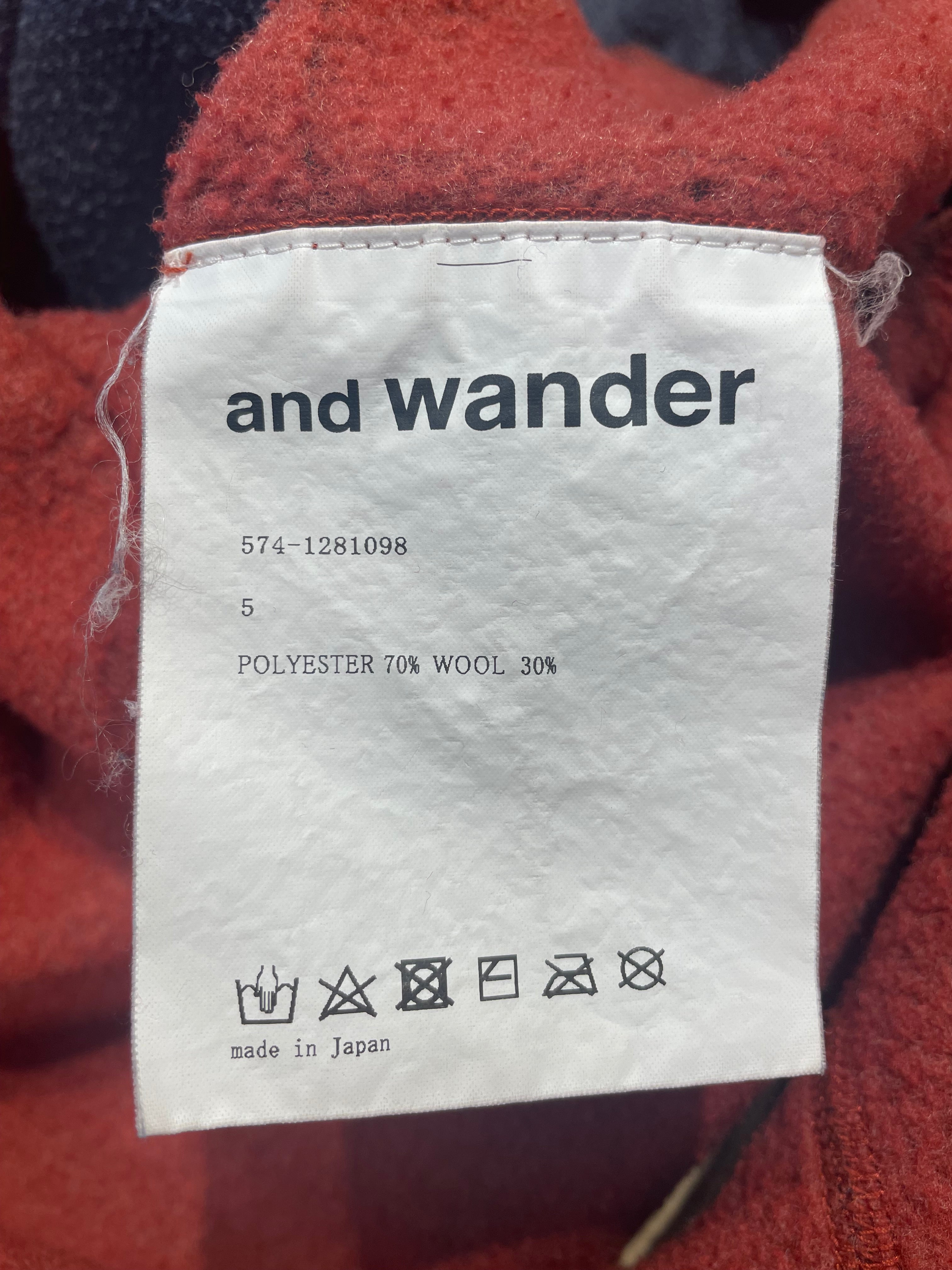 and wander/Jacket/5/Polyester/ORN/burnt orange fleece view 3