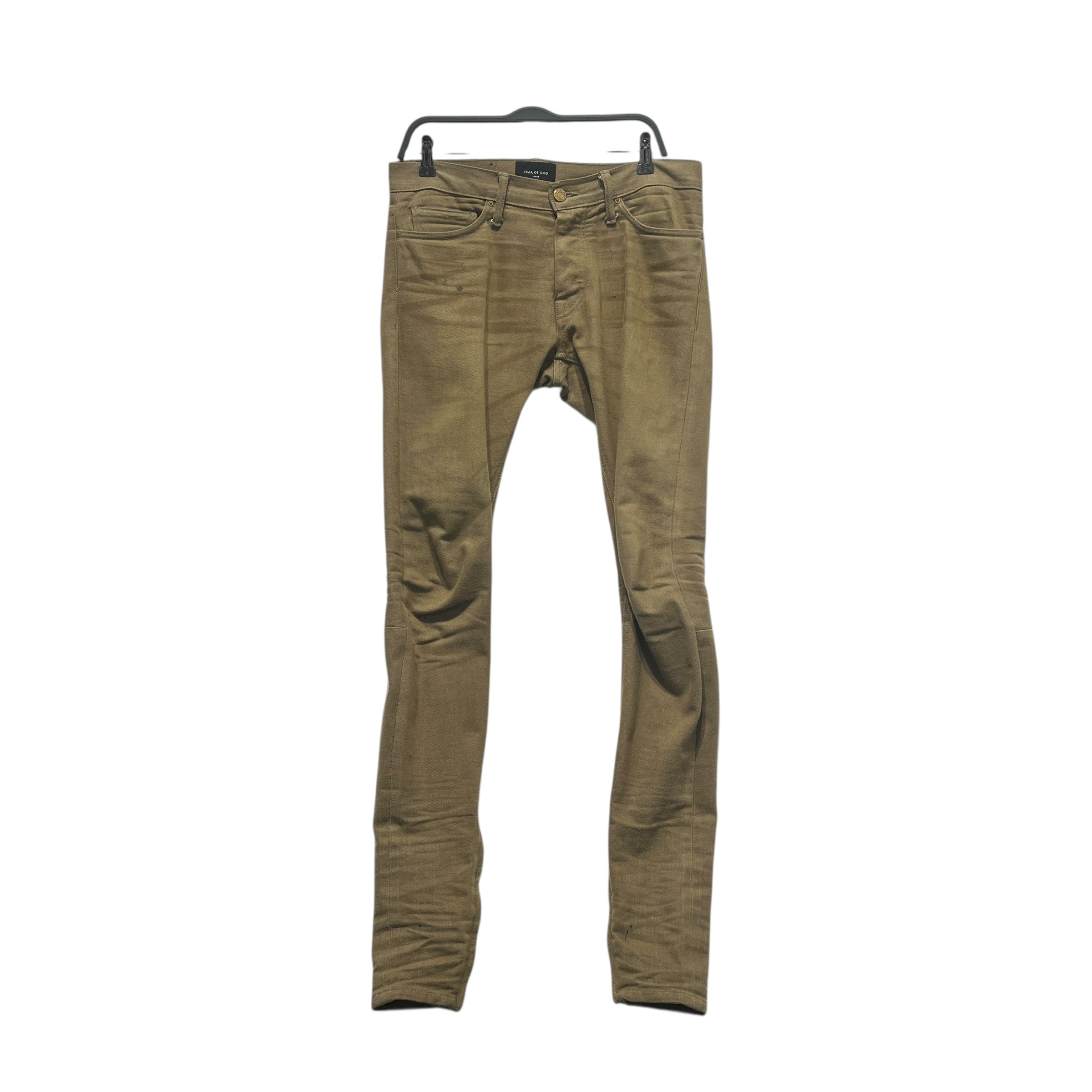 FEAR OF GOD/Skinny Pants/30/Cotton/GRN/ view 1