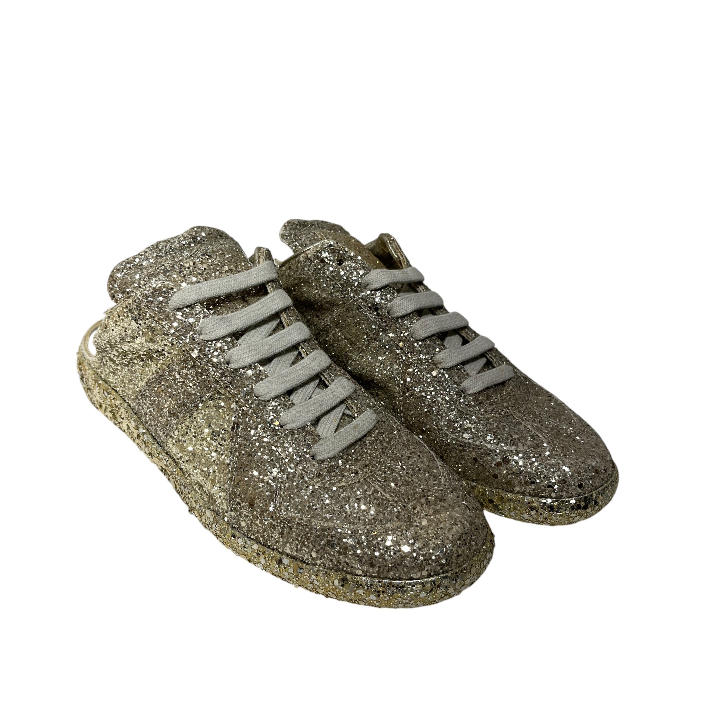 Maison Margiela/Low-Sneakers/US 7.5/Leather/GLD/GATS CLOG view 1