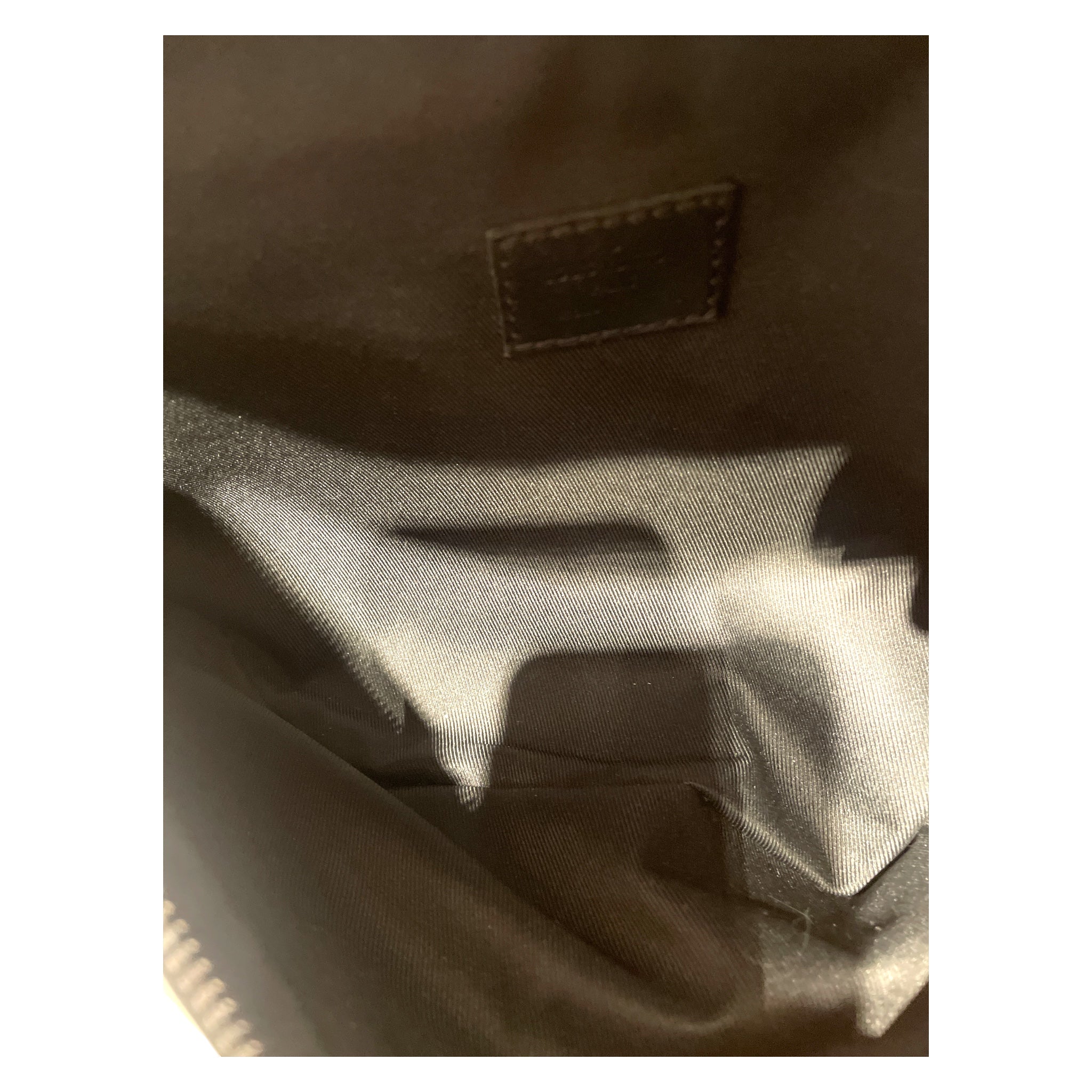 LOUIS VUITTON/Fanny Pack/Monogram/Leather/BLK/Embossed Monogram Bumbag view 3