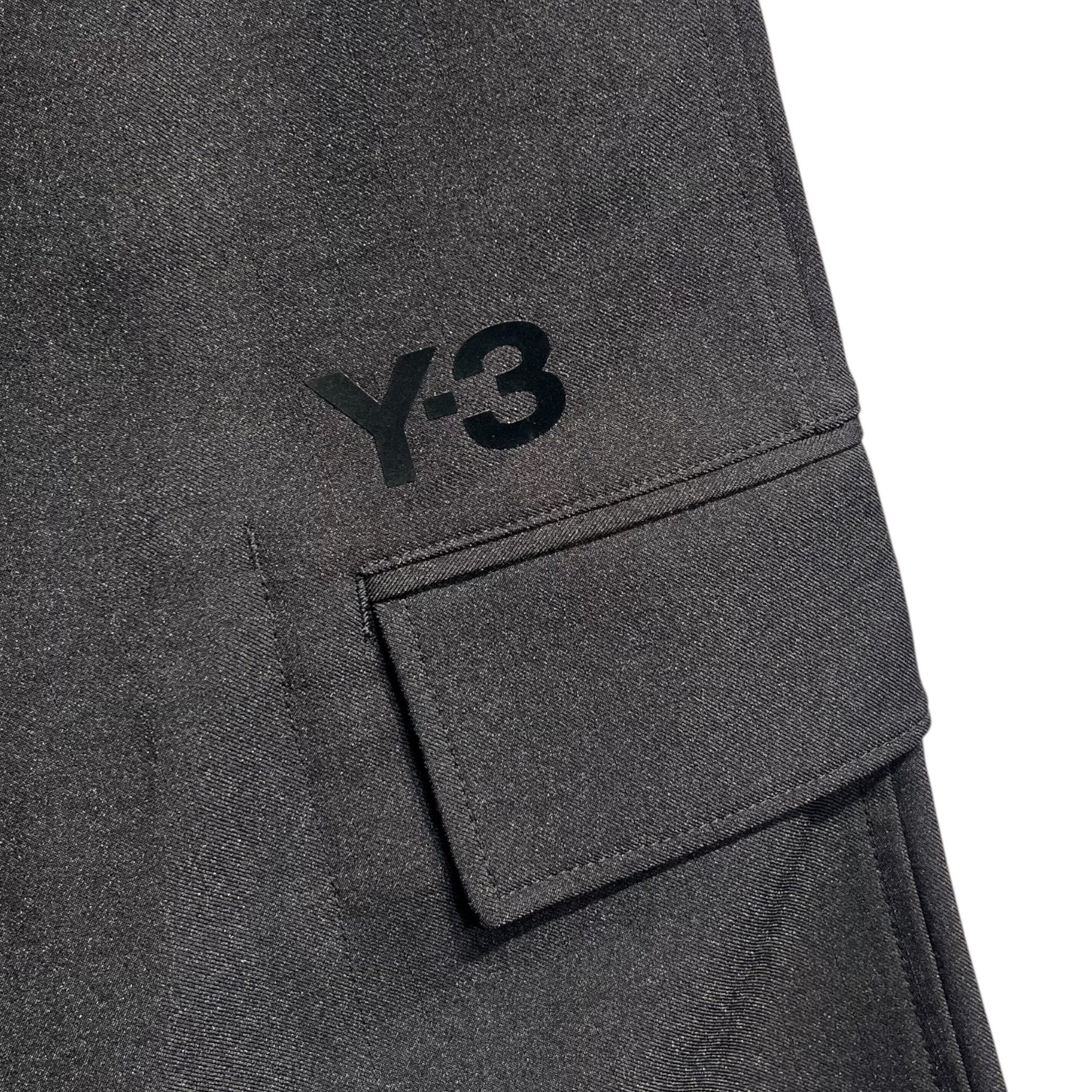 adidas/Y-3/Pants/M/Polyester/BLK/DRAWSTRING WAIST/ANKLES view 4