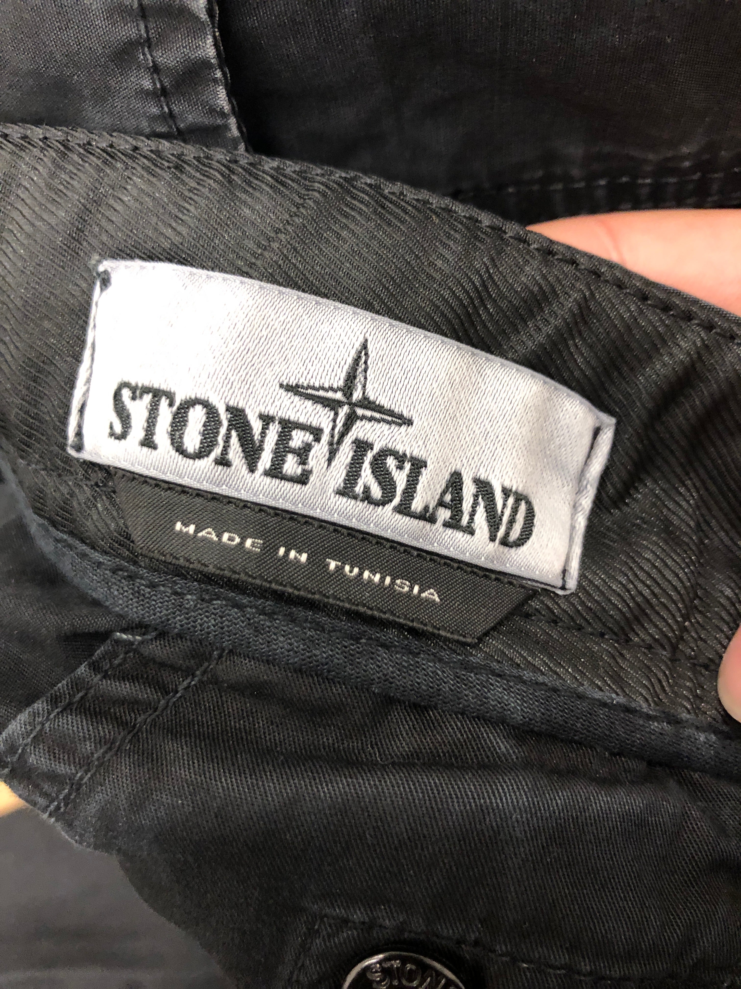 STONE ISLAND/Pants/34/Cotton/BLK/Type RE-T view 3