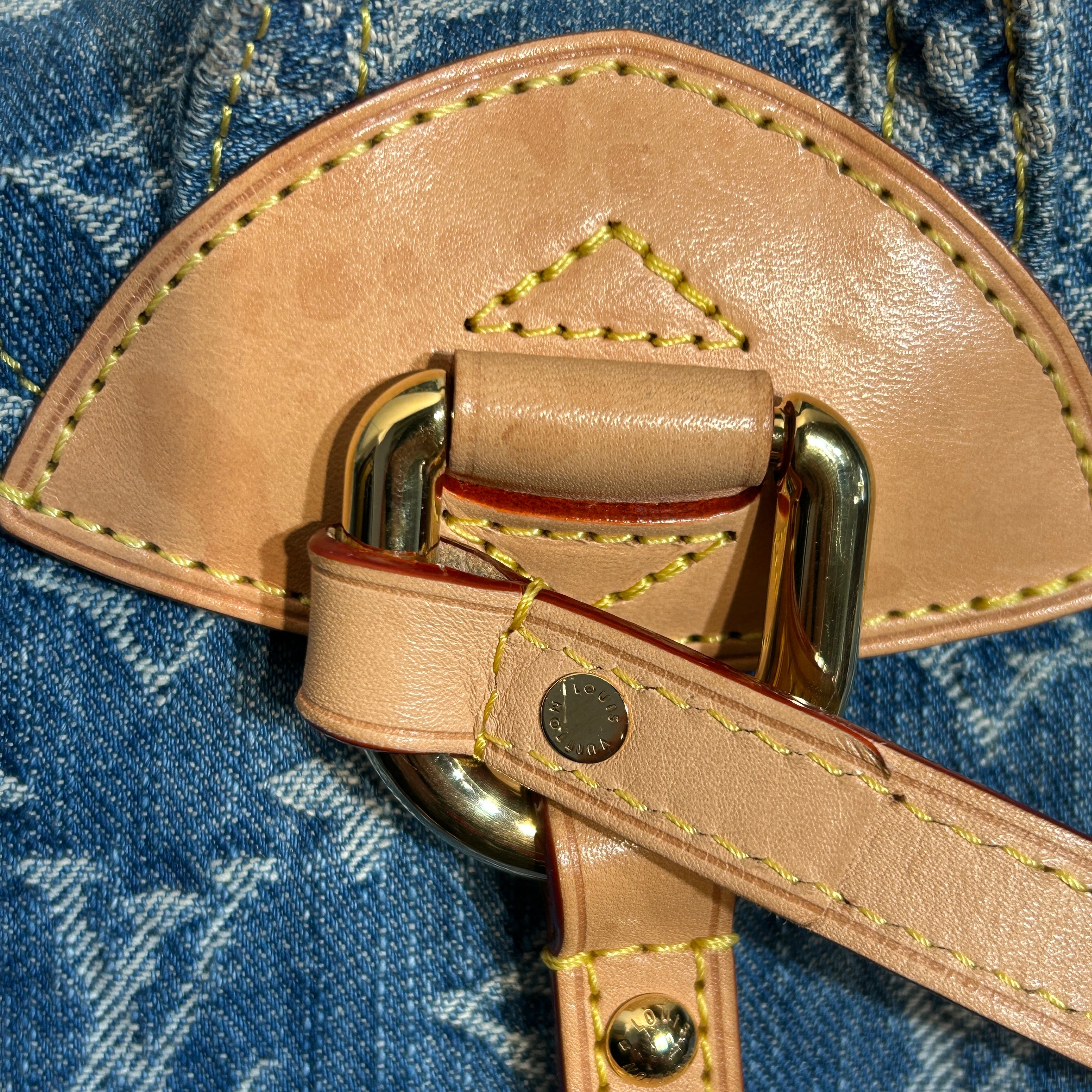 LOUIS VUITTON/Backpack/Monogram/BLU/Denim Venice view 8