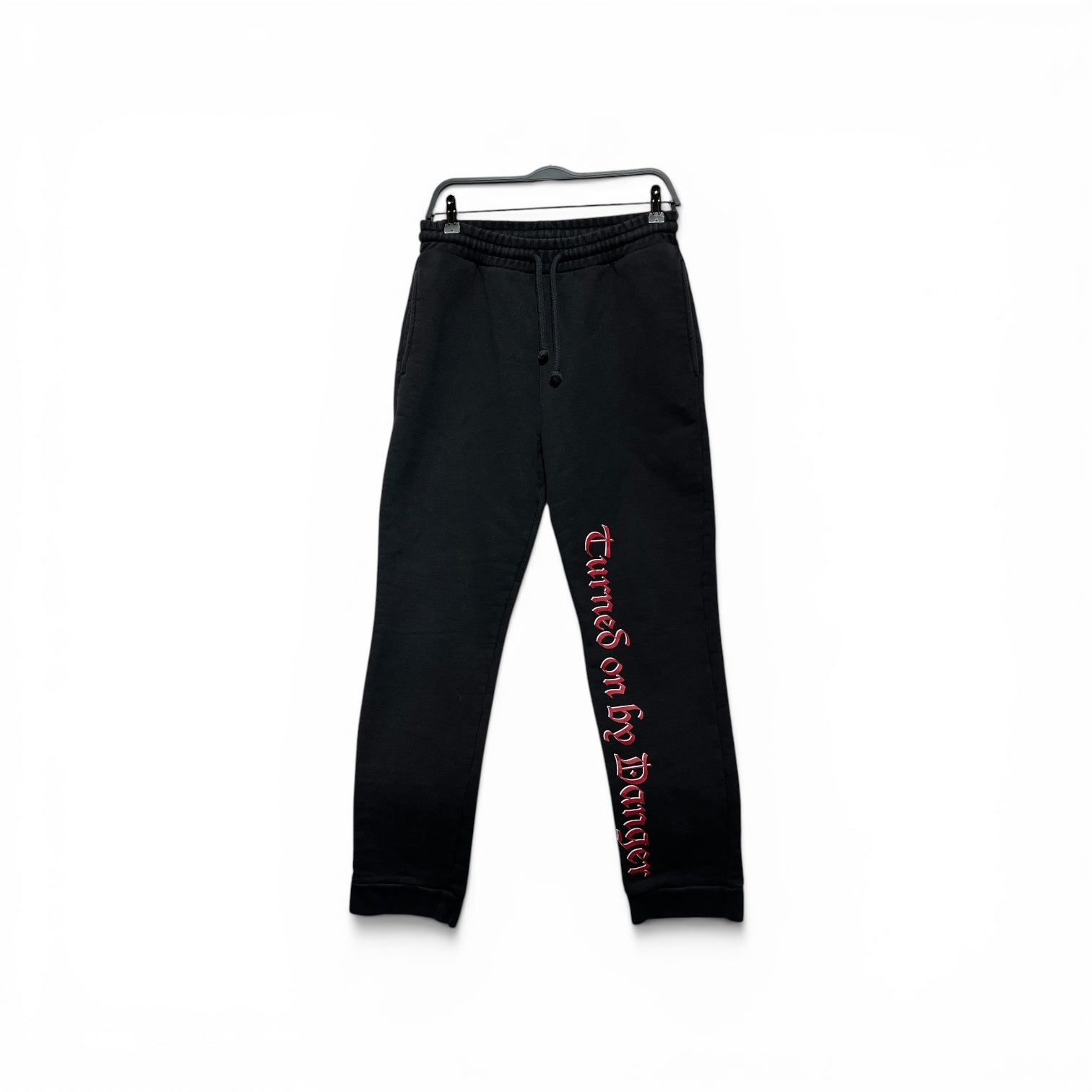 VETEMENTS/Pants/M/Cotton/BLK/Graphic/TURNED ON BY DANGER view 1