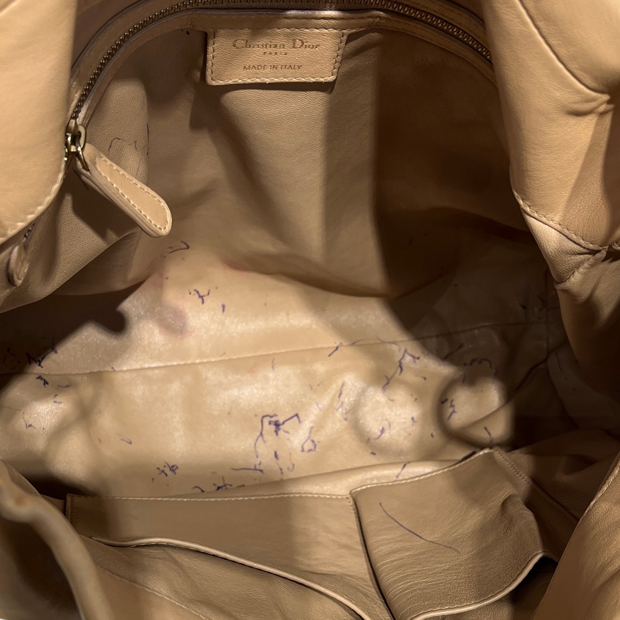 Christian Dior/Bag/Leather/BEG/ view 6