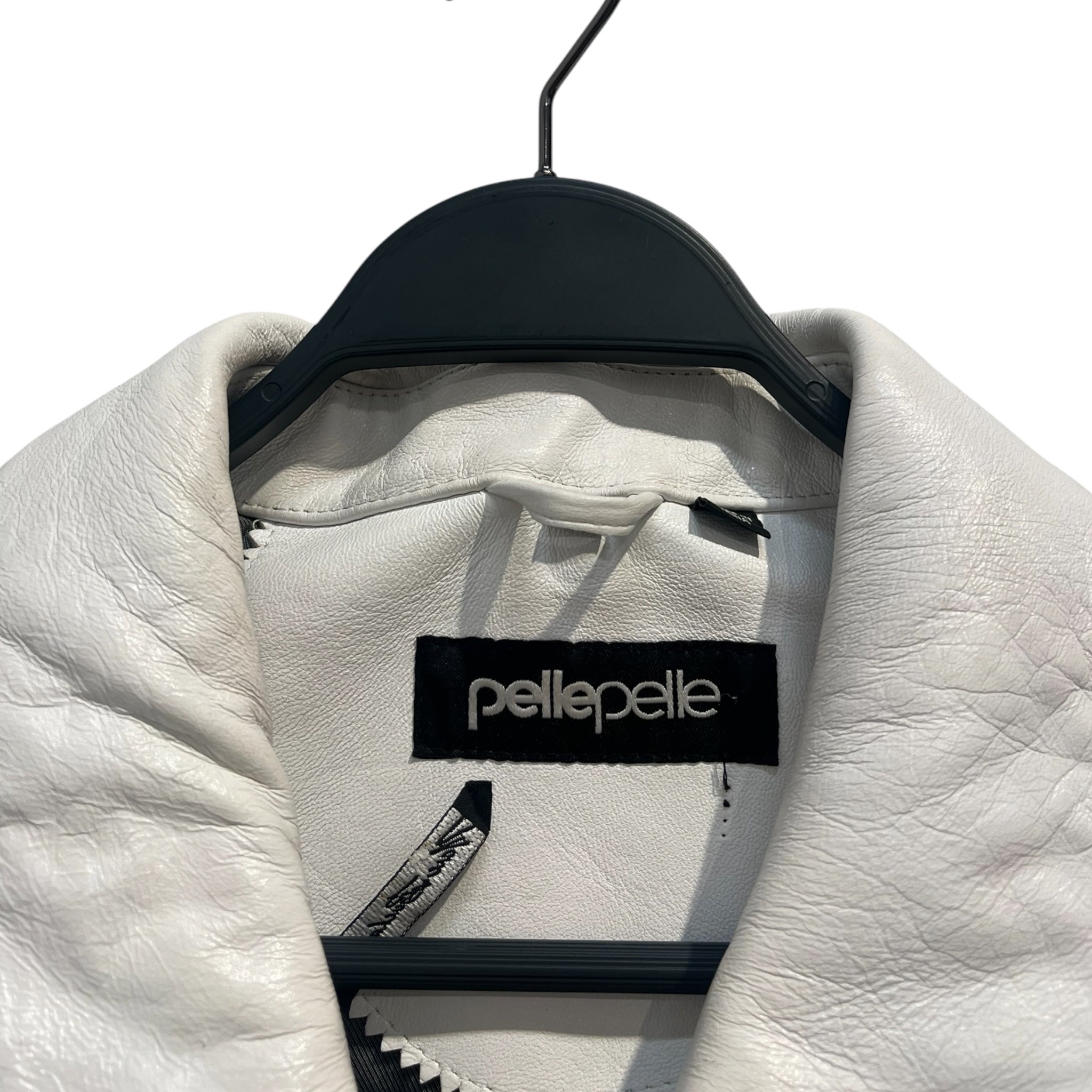 Pelle Pelle/Leather Jkt/46/Leather/WHT/SILVER EMBELLISH P EMBROIDERY view 3