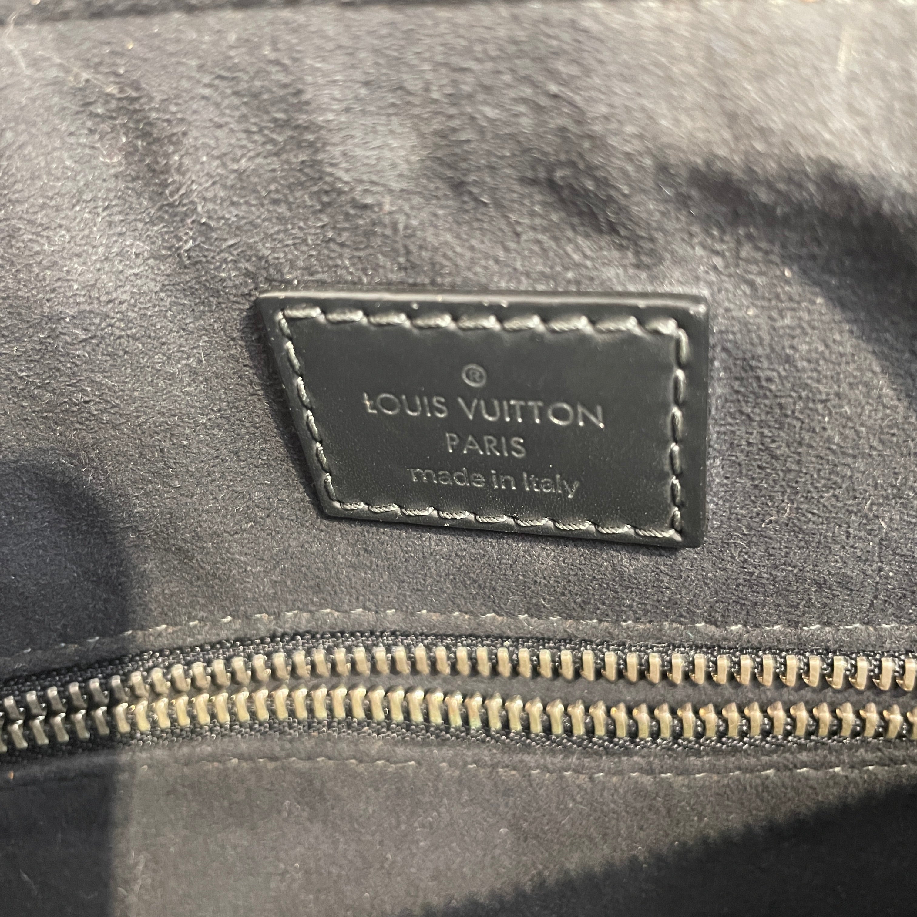 LOUIS VUITTON/Cross Body Bag/All Over Print/Leather/BLK/Damier Cobalt Messenger view 8