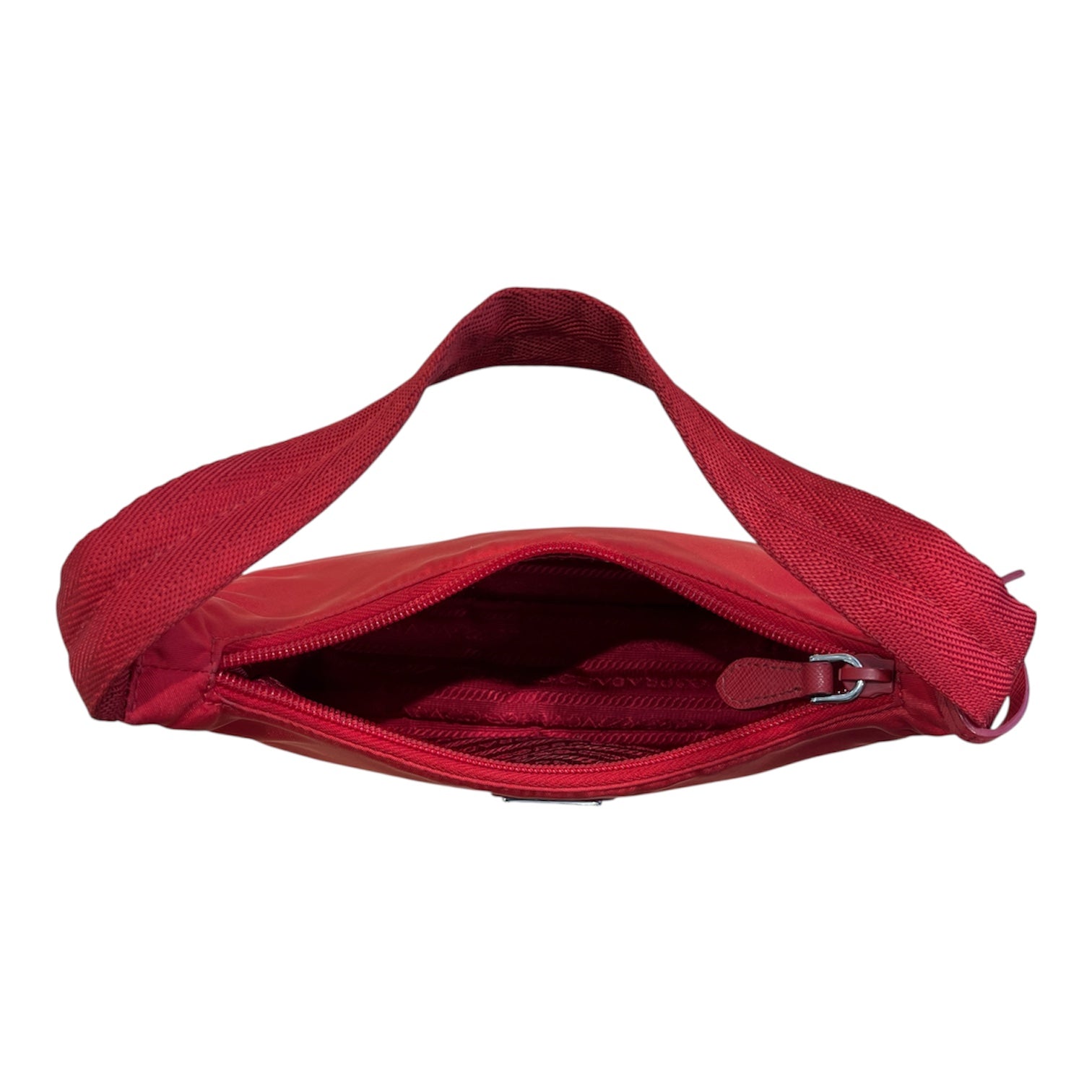 PRADA/Cross Body Bag/Nylon/RED/Nylon Re-Edition 2000 view 4