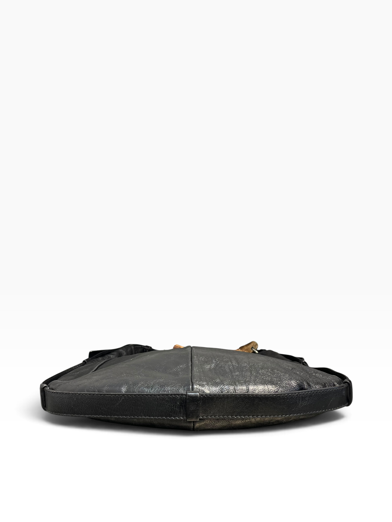 YVES SAINT LAURENT/Bag/Leather/BLK/MOMBASA ANTLER BAG view 4