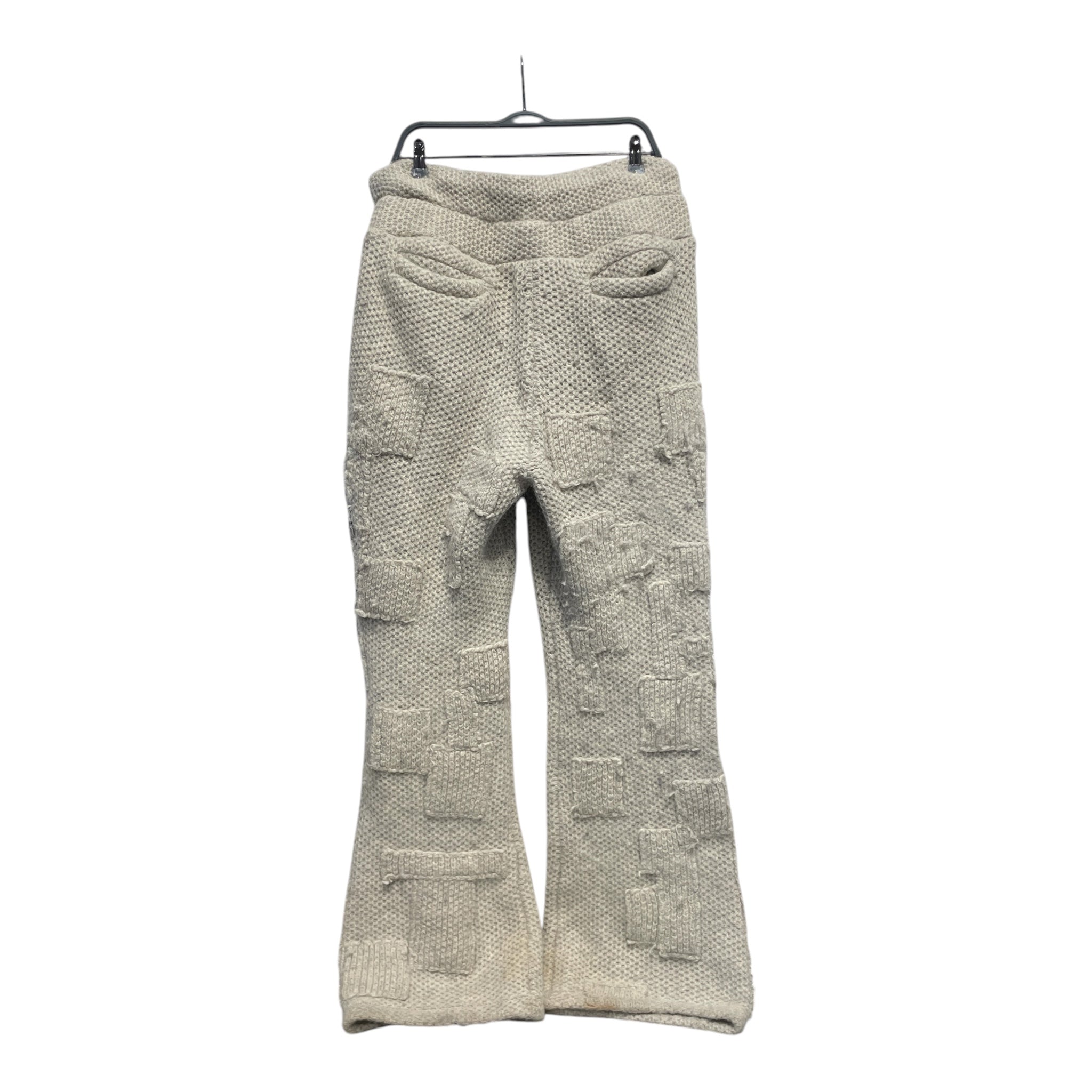 WHO DECIDES WAR/Straight Pants/36/Wool/CRM/Low-rise/ view 2