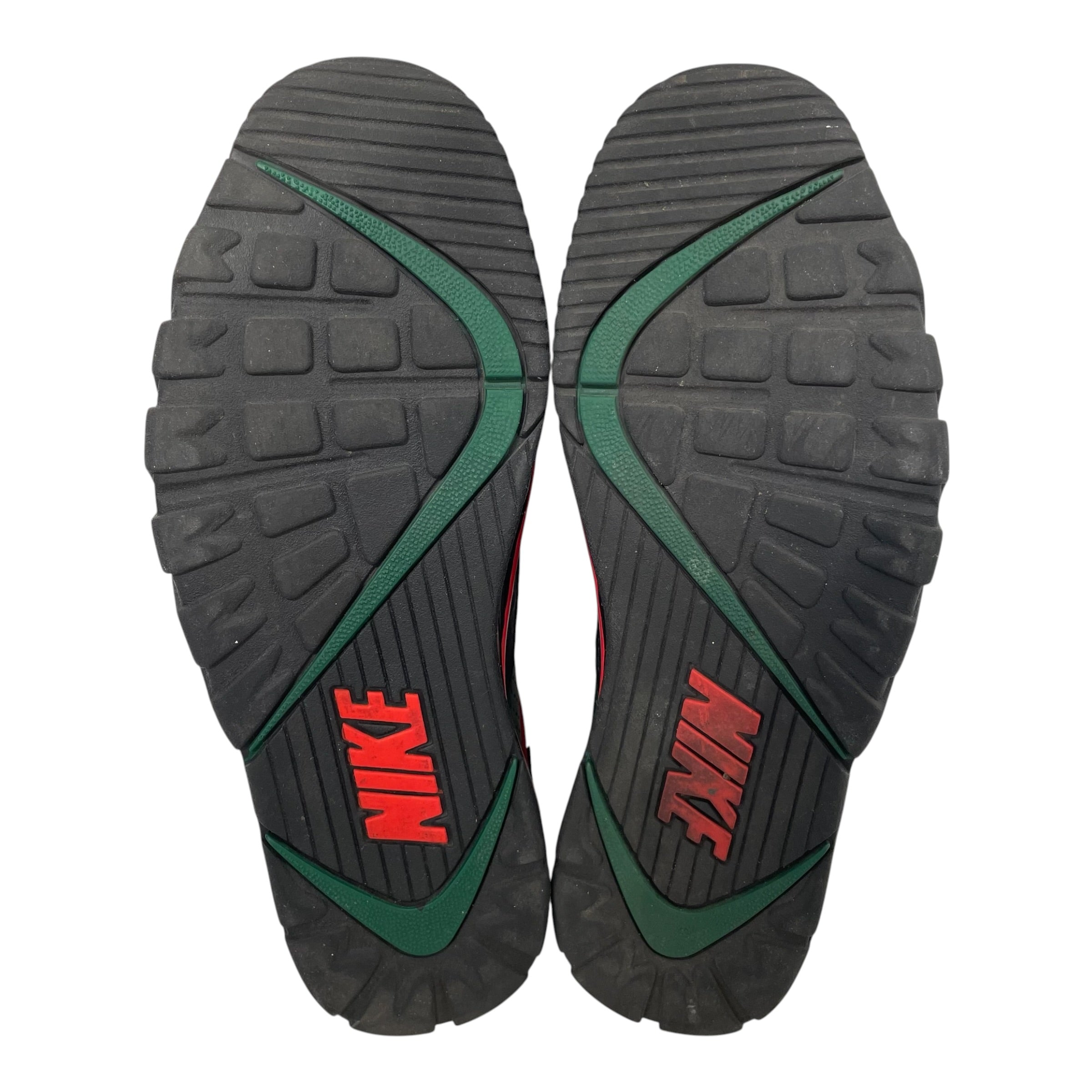 NIKE/Low-Sneakers/US 8.5/Leather/BLK/XSUPREME GREEN&RED view 7