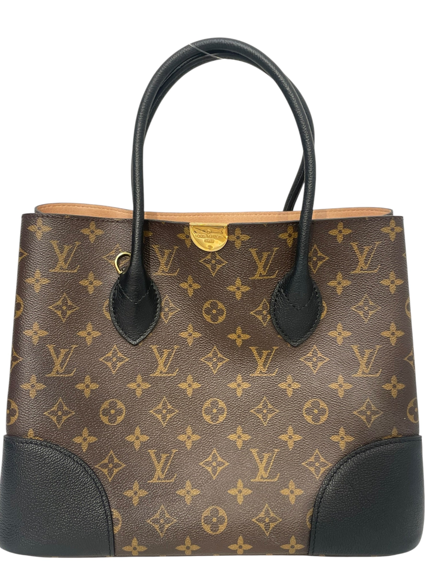 LOUIS VUITTON/Tote Bag/Monogram/Leather/BRW/FLANDERIN black accents view 1