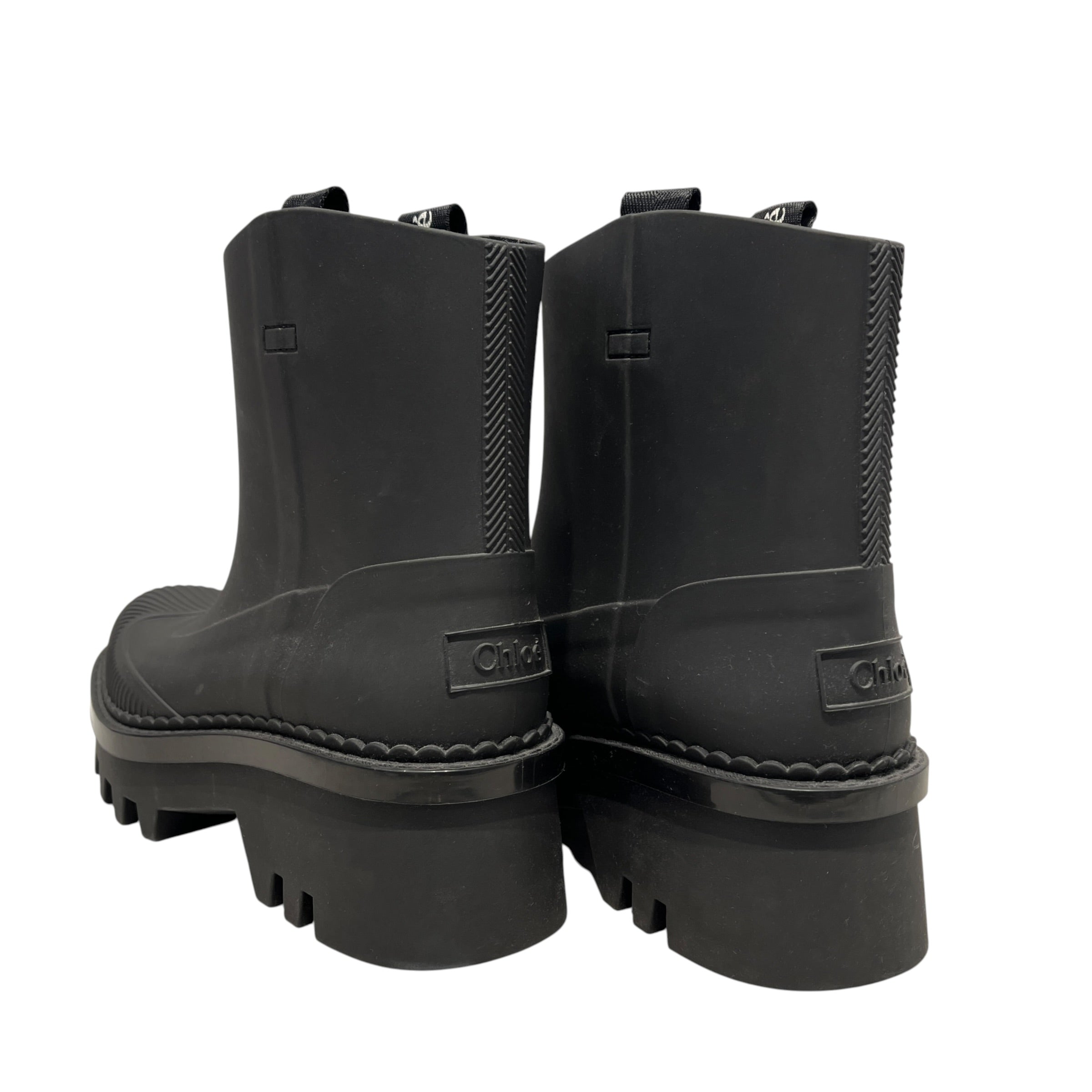 Chloe/Rain Boots/US 8.5/BLK/Raina Rain Rubber Boots view 2