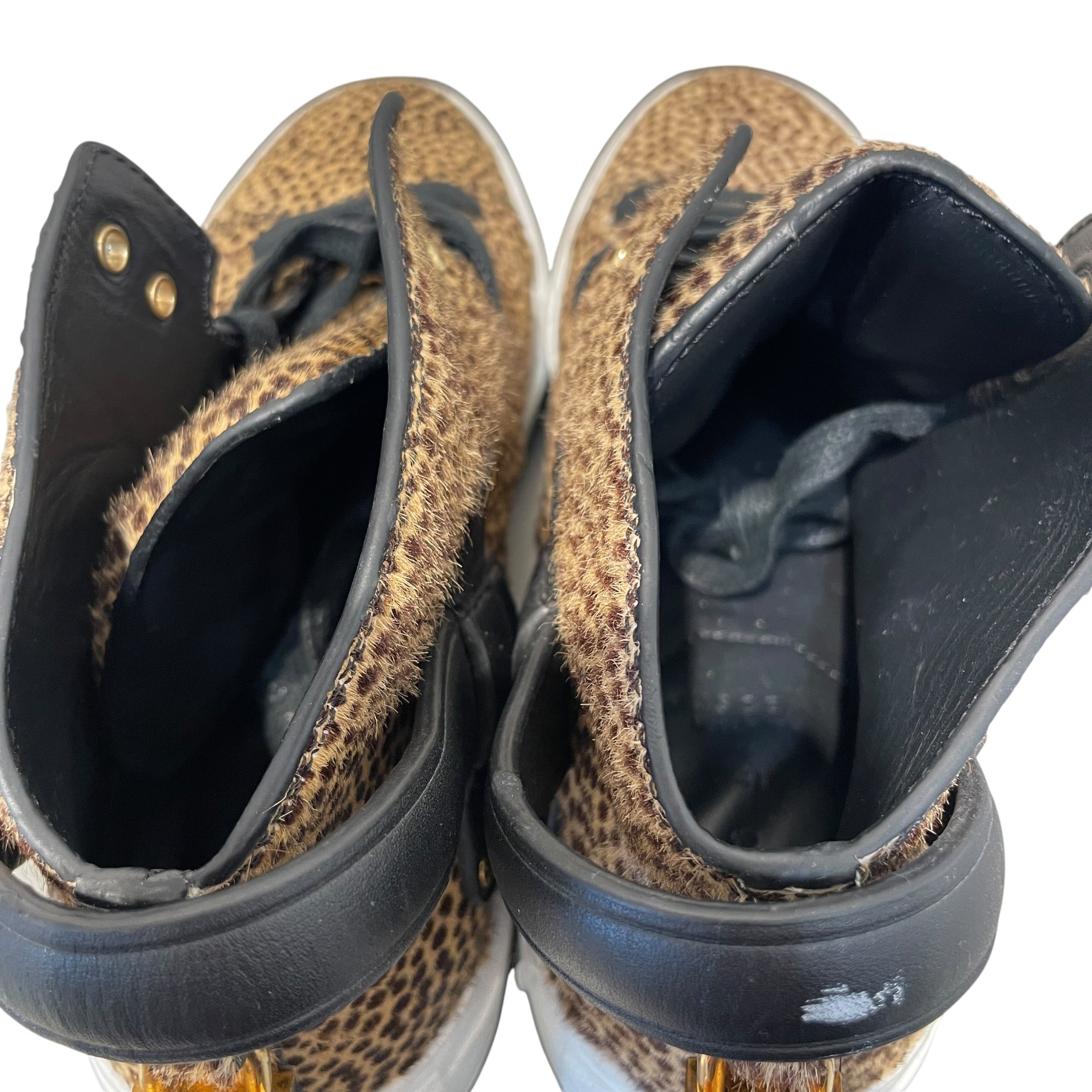 BUSCEMI/Hi-Sneakers/EU 41/Animal Pattern/Fake Fur/CML/Ponyhair 100mm view 5
