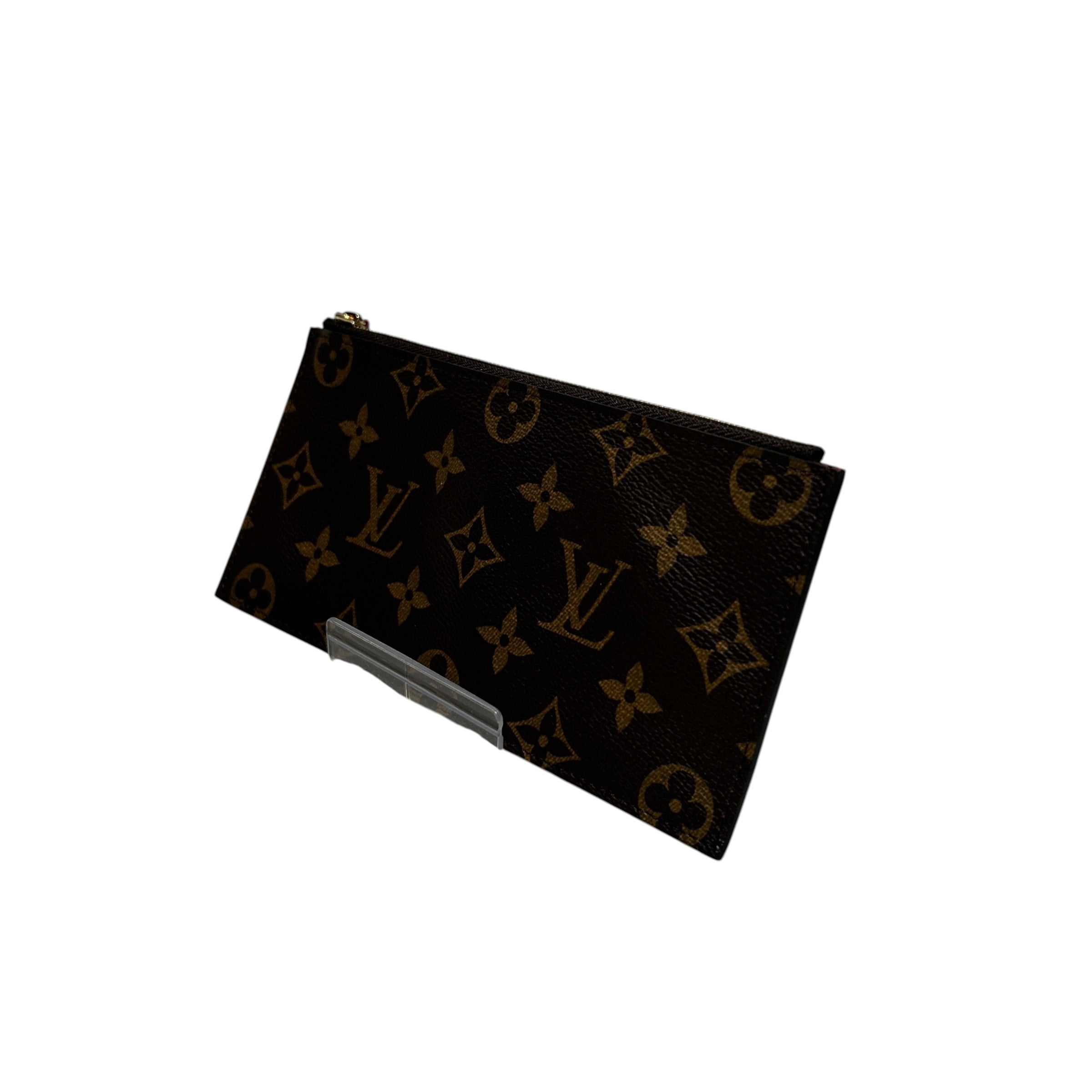 LOUIS VUITTON/Long Wallet/Monogram/Leather/BRW/L's/RED INTERIOR view 1