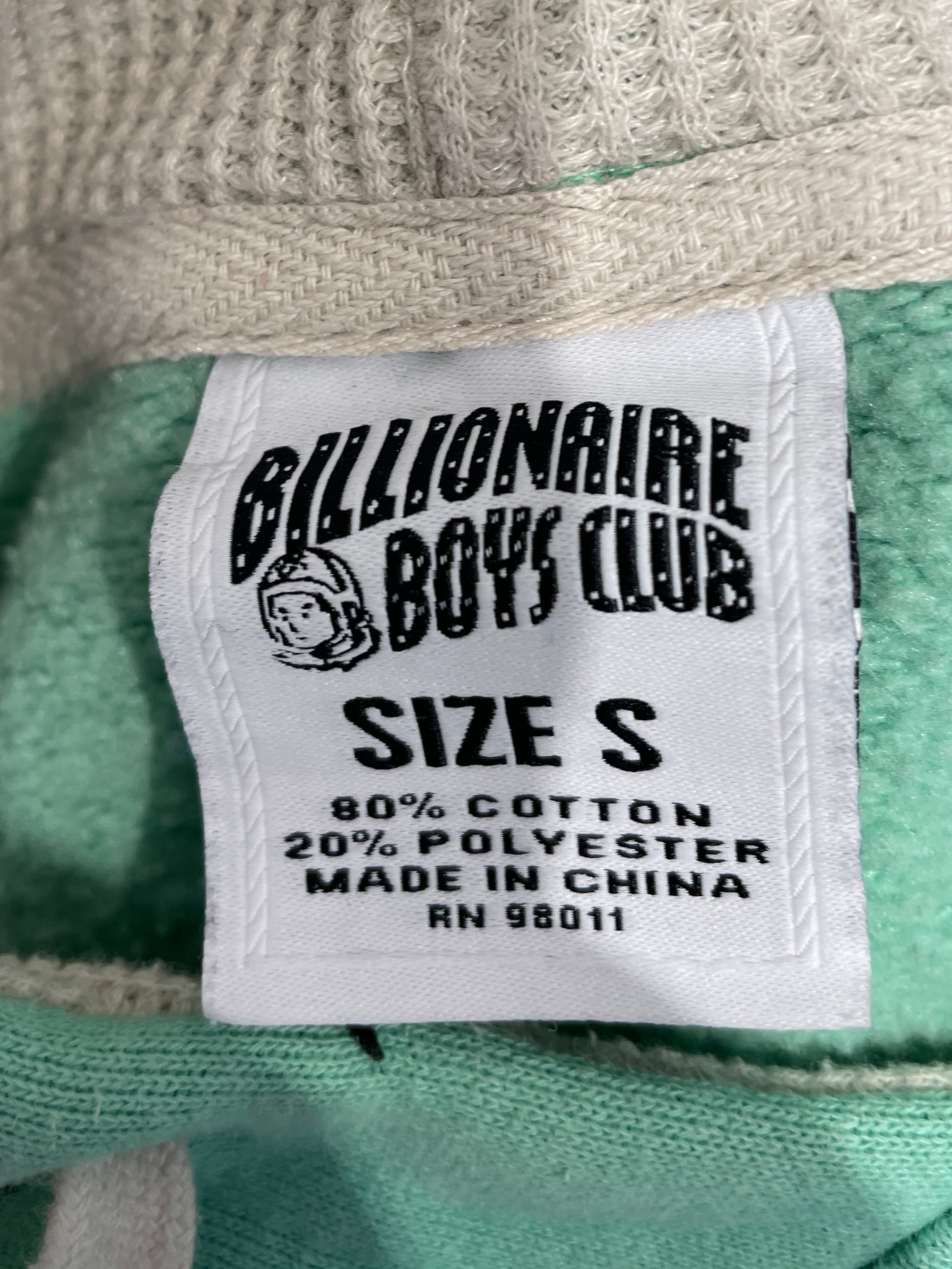 BILLIONAIRE BOYS CLUB/Hoodie/S/All Over Print/Cotton/GRN/Scribble Thermal hood lining view 3