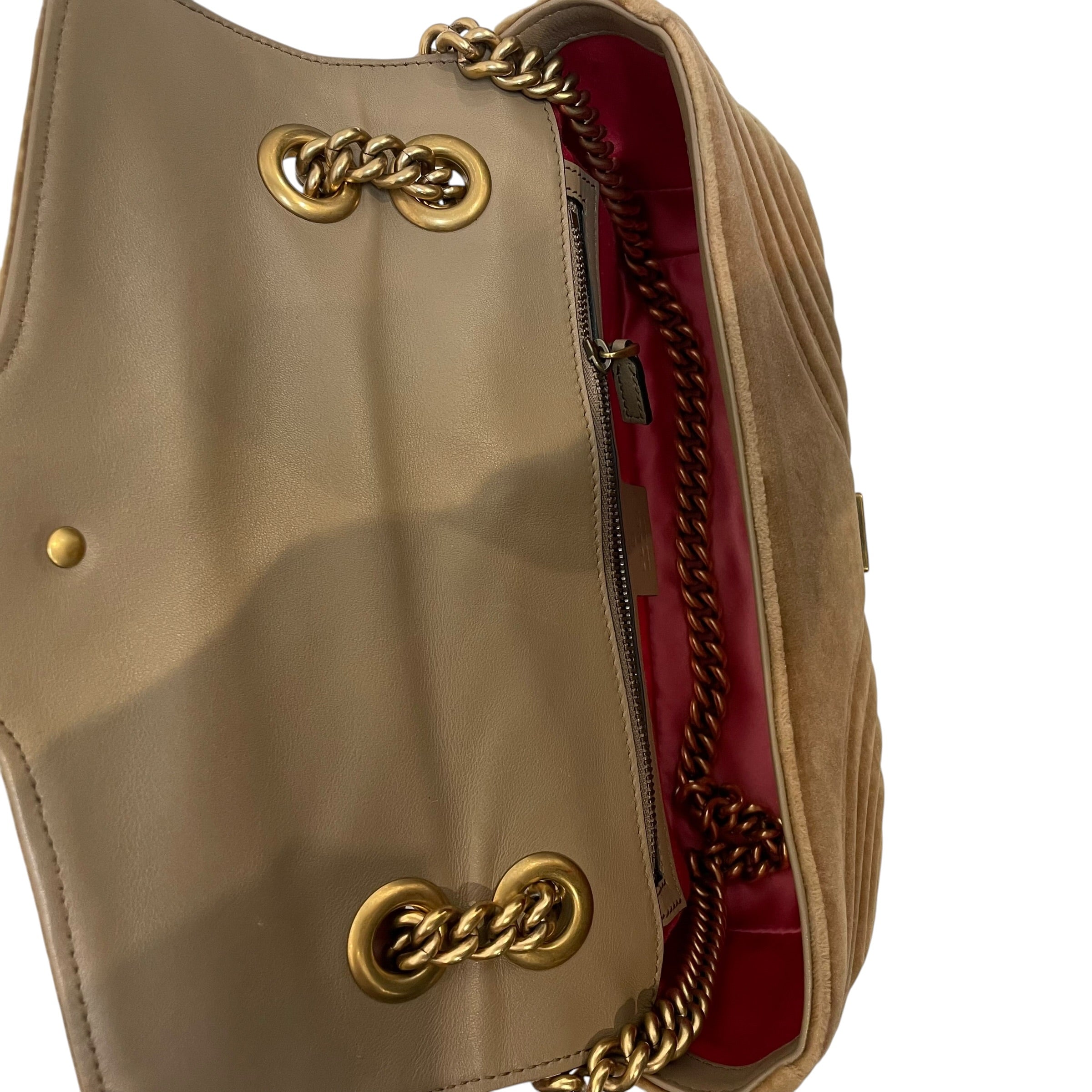 GUCCI/Cross Body Bag/CML/marmont velvet matelasse view 4