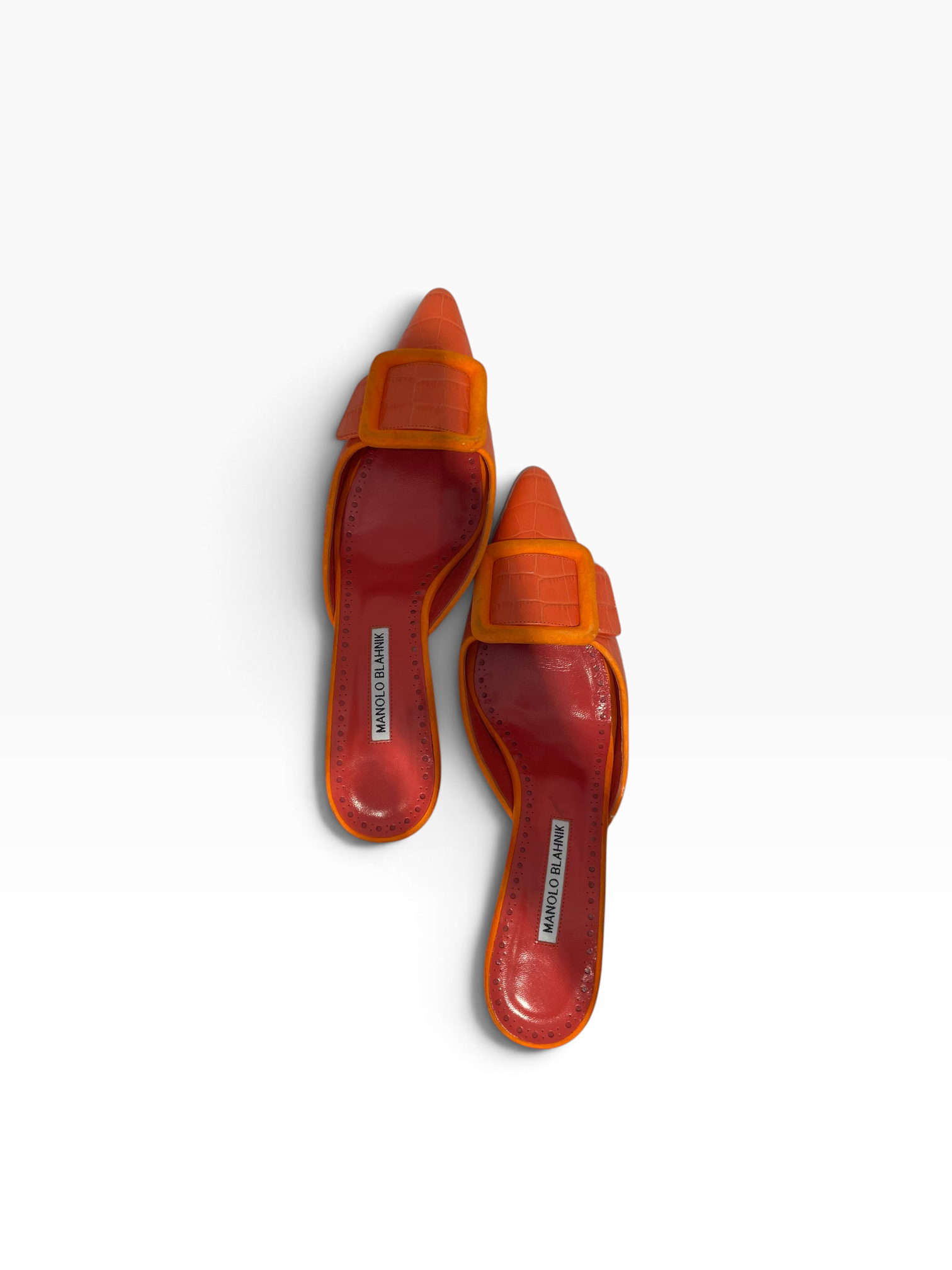 MANOLO BLAHNIK/Heels/US 8.5/Cotton/ORN/Manolo Blahnik Maysalebi view 3