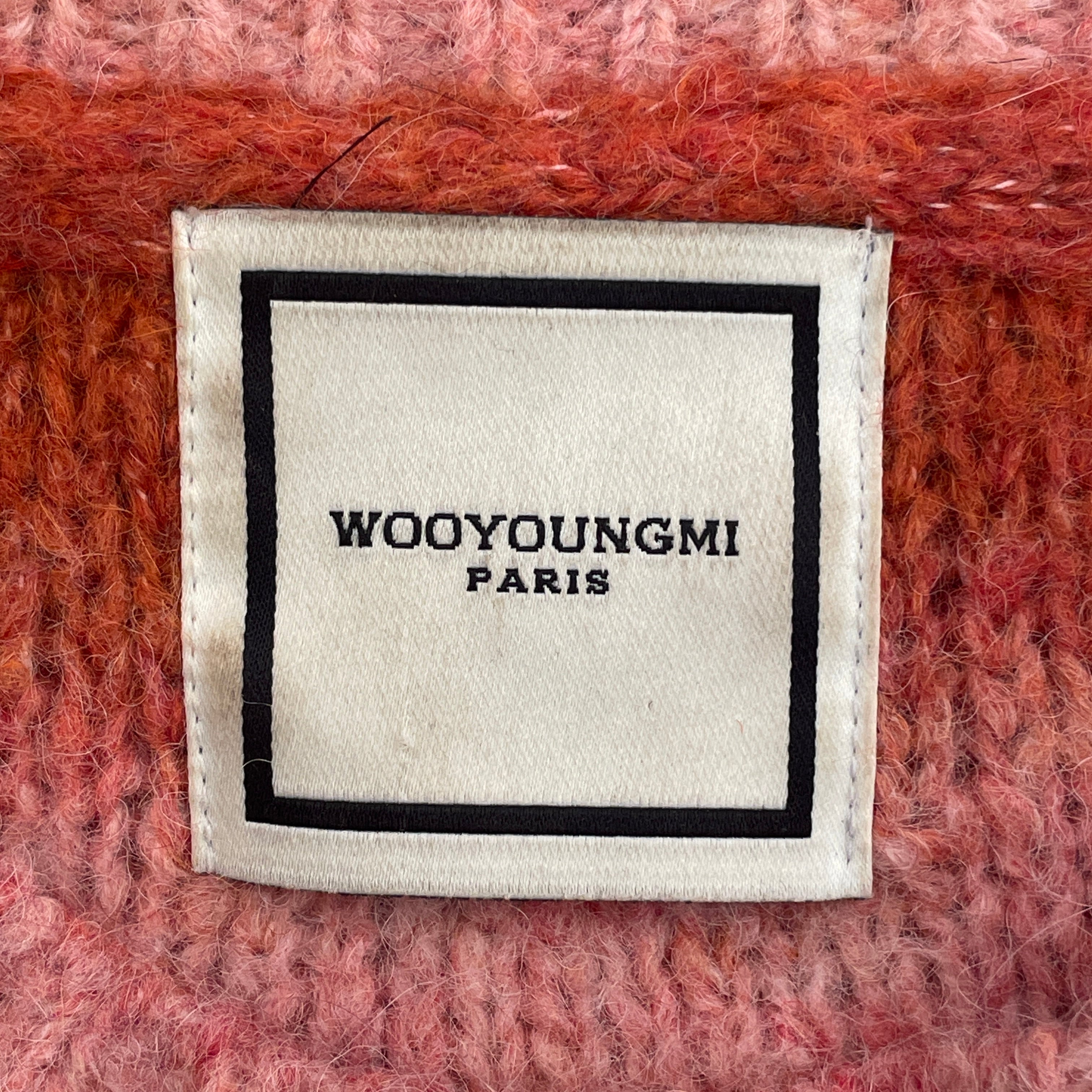 wooyoungmi/Sweater/50/Stripe/Wool/MLT/Pullover/Wool-Blend Striped Sweater Red view 3