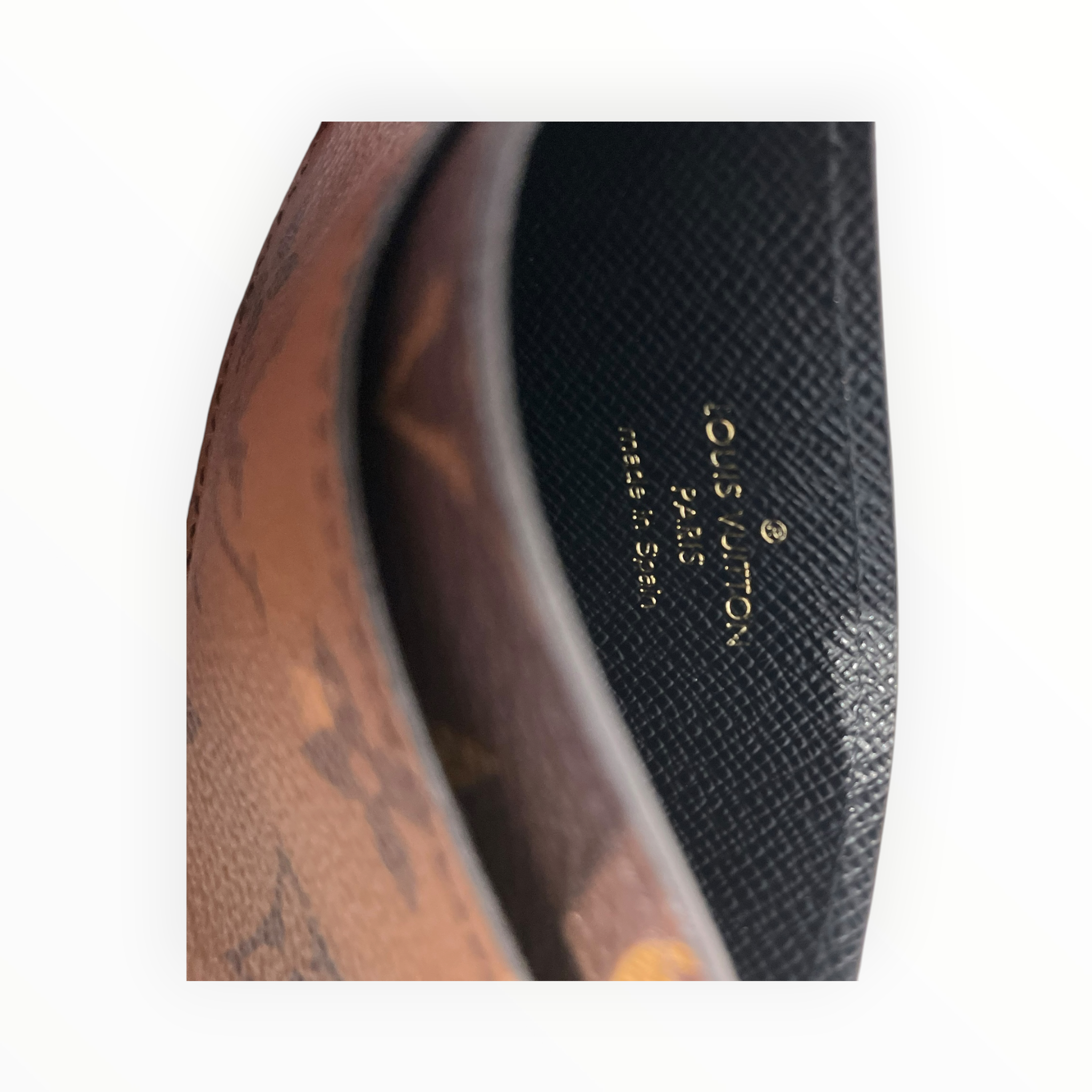 LOUIS VUITTON/Wallet/Monogram/Leather/BRW/L's/TWO TONE view 4