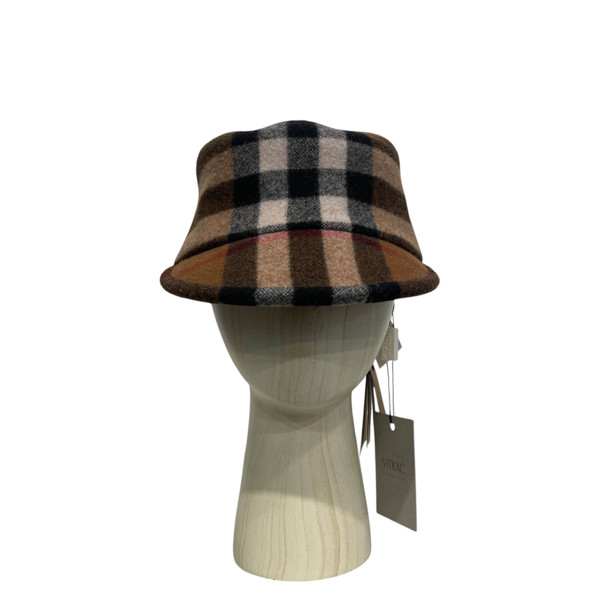 BURBERRY/Cap/L/Plaid/Wool/CML/M's/PLAID  CADET CAP view 1