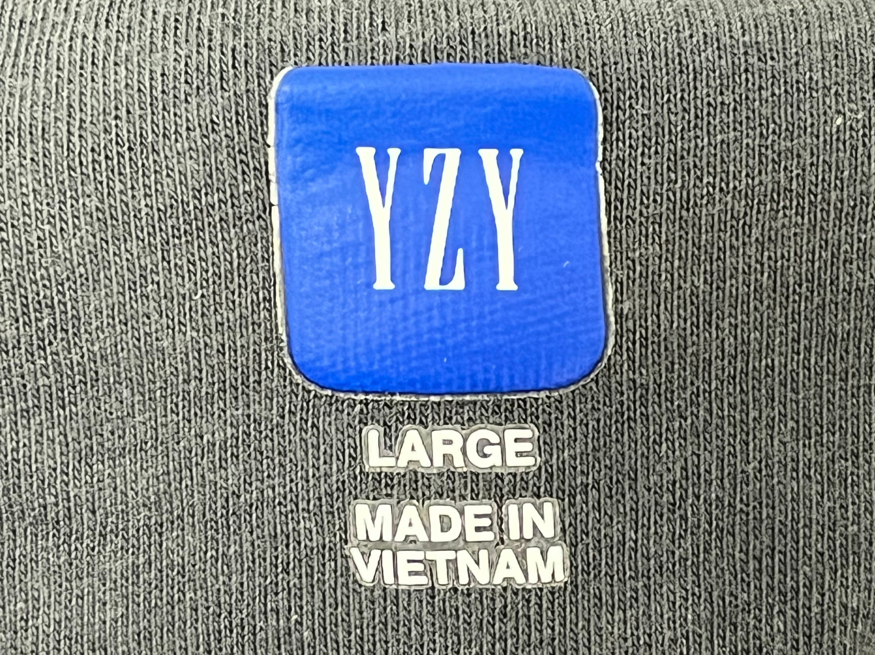 YEEZY GAP ENGINEERED BY BALENCIAGA/Hoodie/L/Graphic/Cotton/GRY/Oversize/dove back- faded grey paint view 3