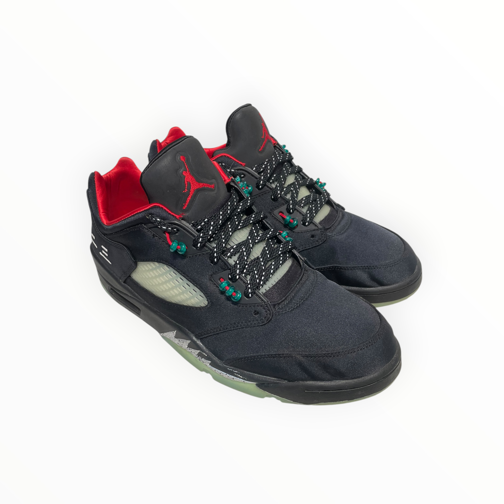 NIKE/CLOT(CLOTAPPAREL)/AIR JORDAN 5 RETRO LOW SP/Low-Sneakers/US 11/Polyester/BLK/DM4640-036 view 1
