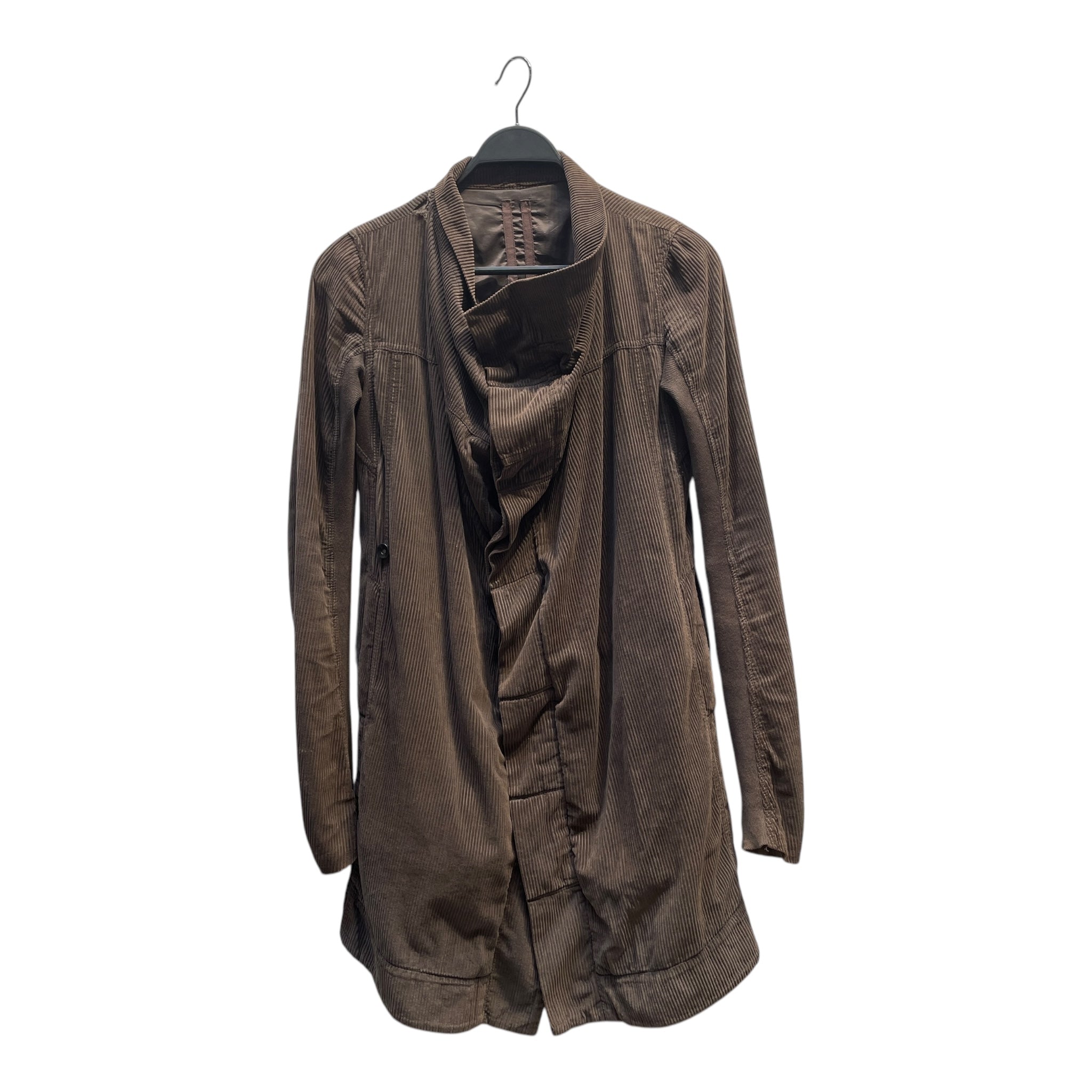RICK OWENS DRKSHDW/Spring Coat/S/Cotton/BRW/ view 1