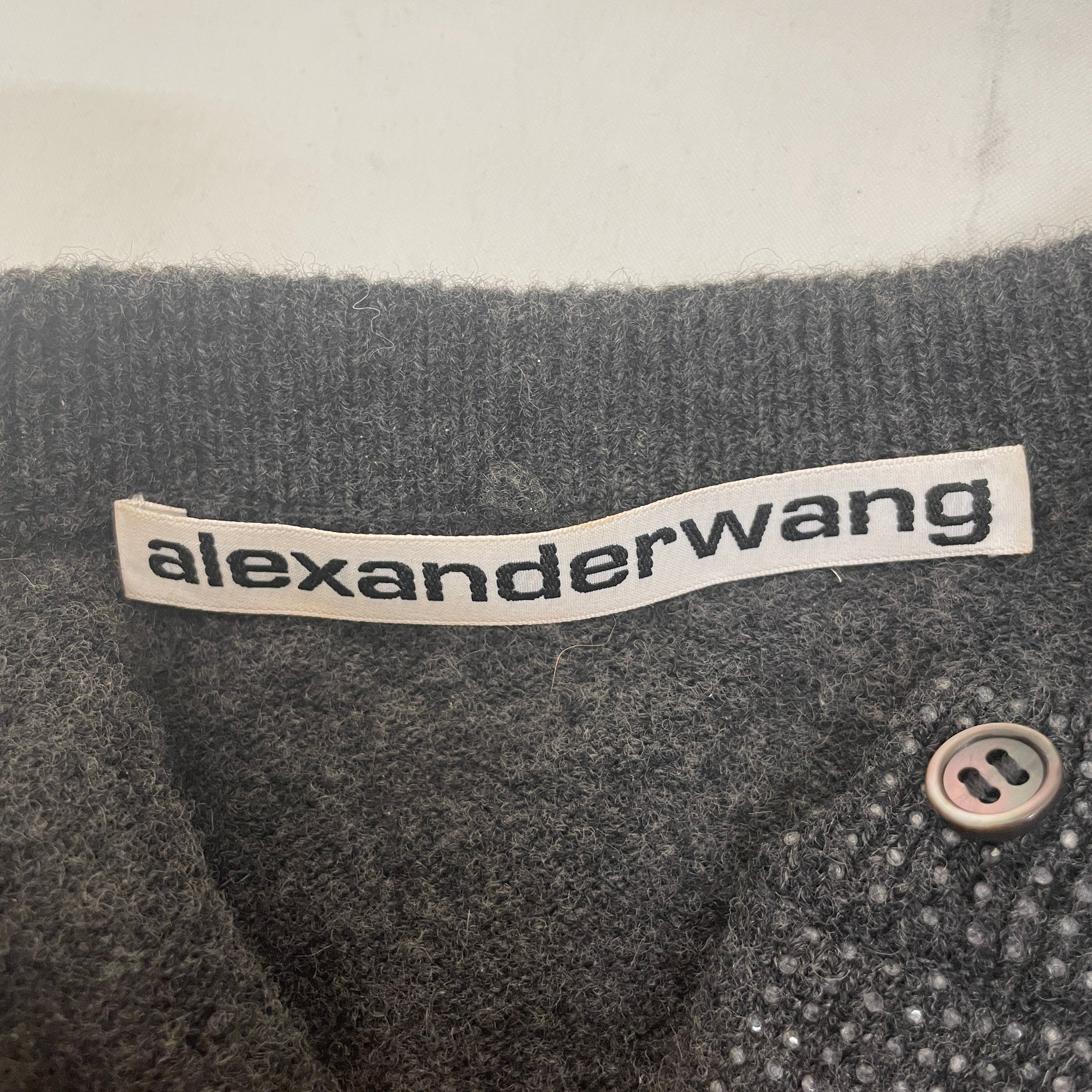 Alexander Wang/Cardigan/XS/Wool/GRY/ view 4