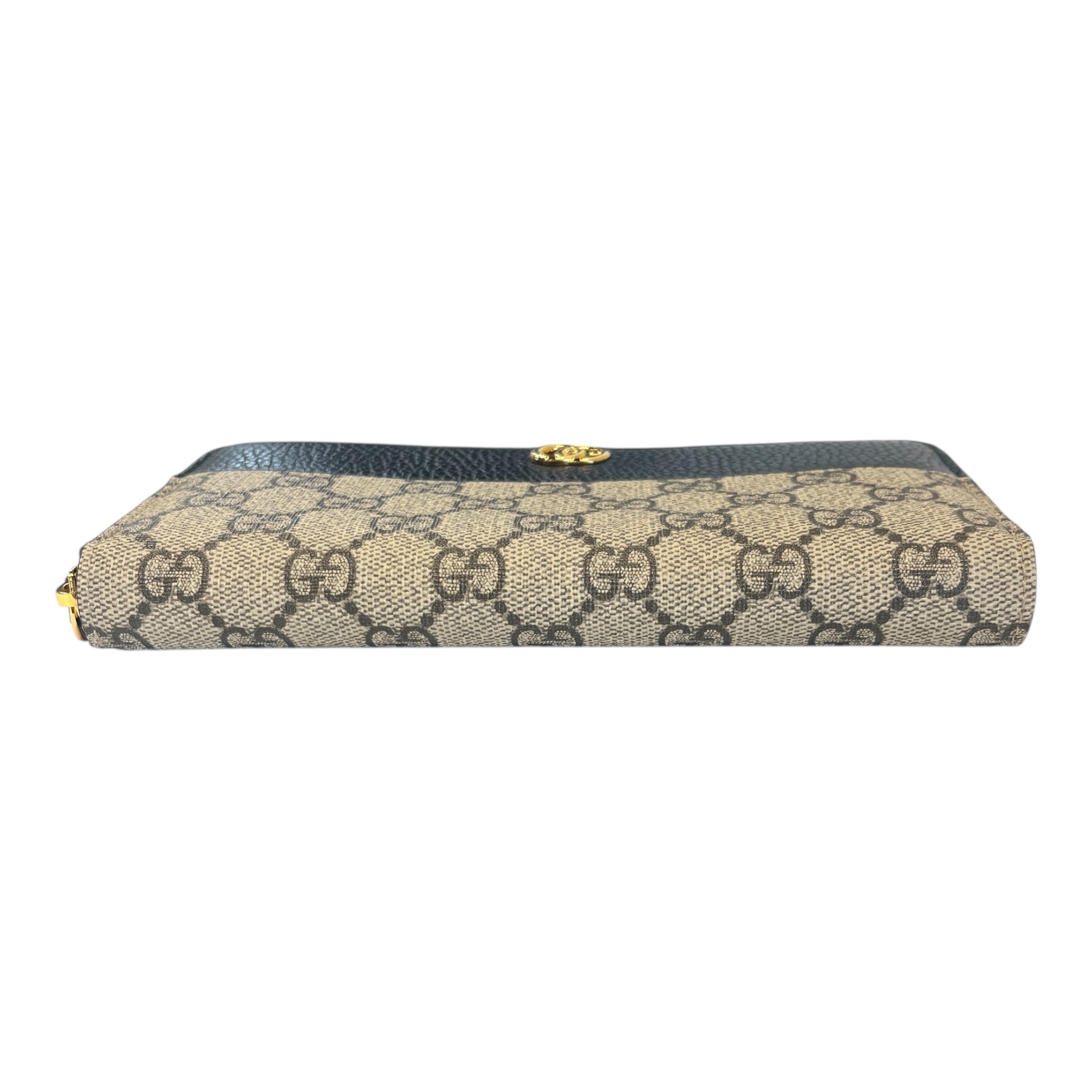 GUCCI/Long Wallet/Monogram/Leather/GRY/456117334 view 2