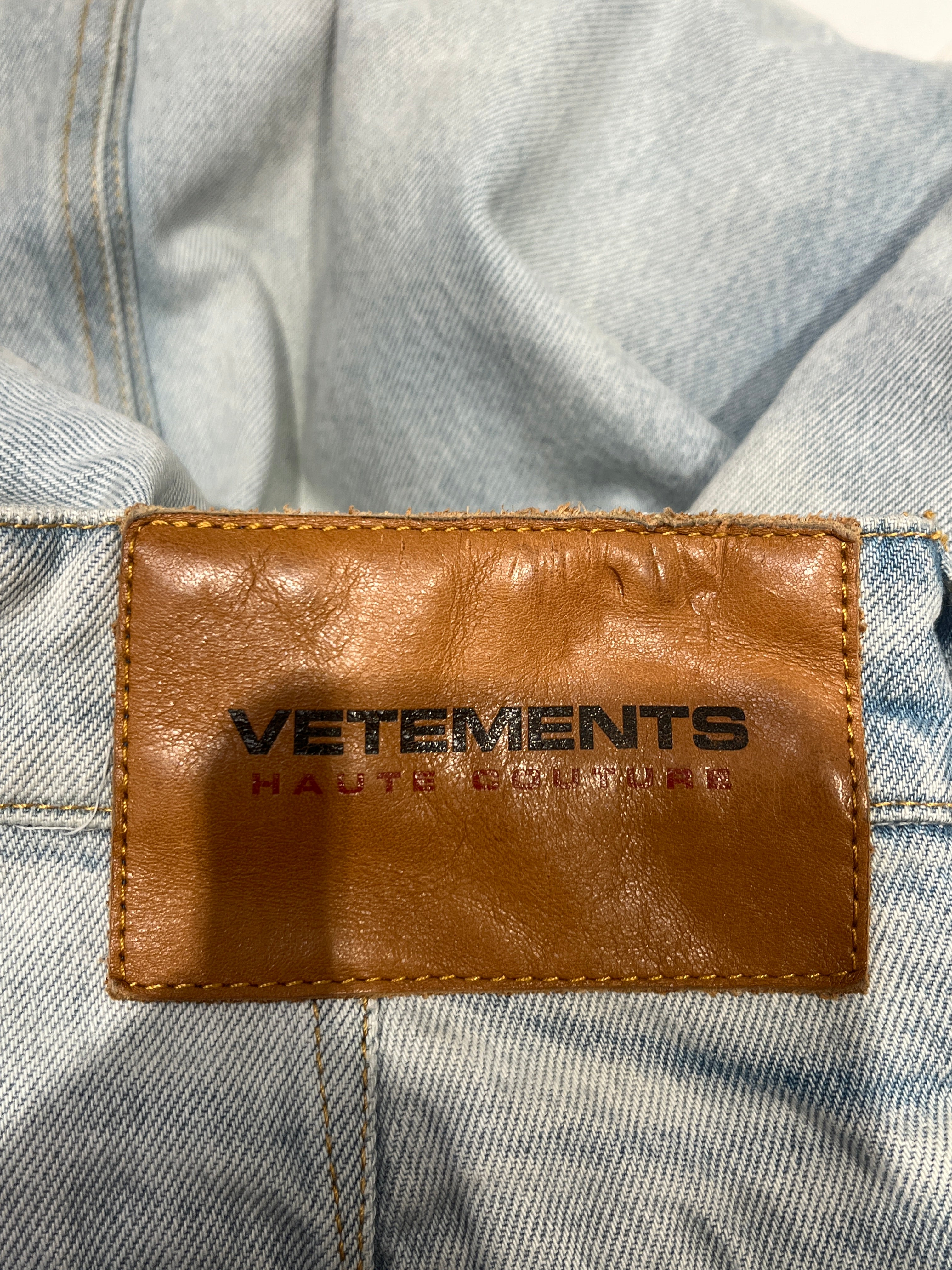 VETEMENTS/Pants/28/Denim/IDG/TRANSFORMER PANTS view 3