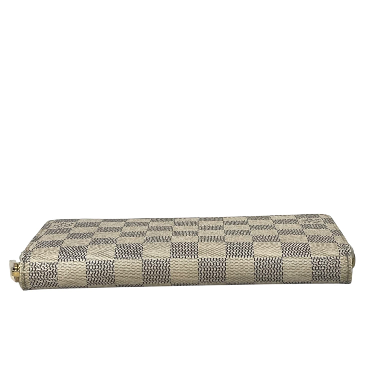 LOUIS VUITTON/Long Wallet/All Over Print/Leather/CRM/L's/Zippy with Damier Axur view 3