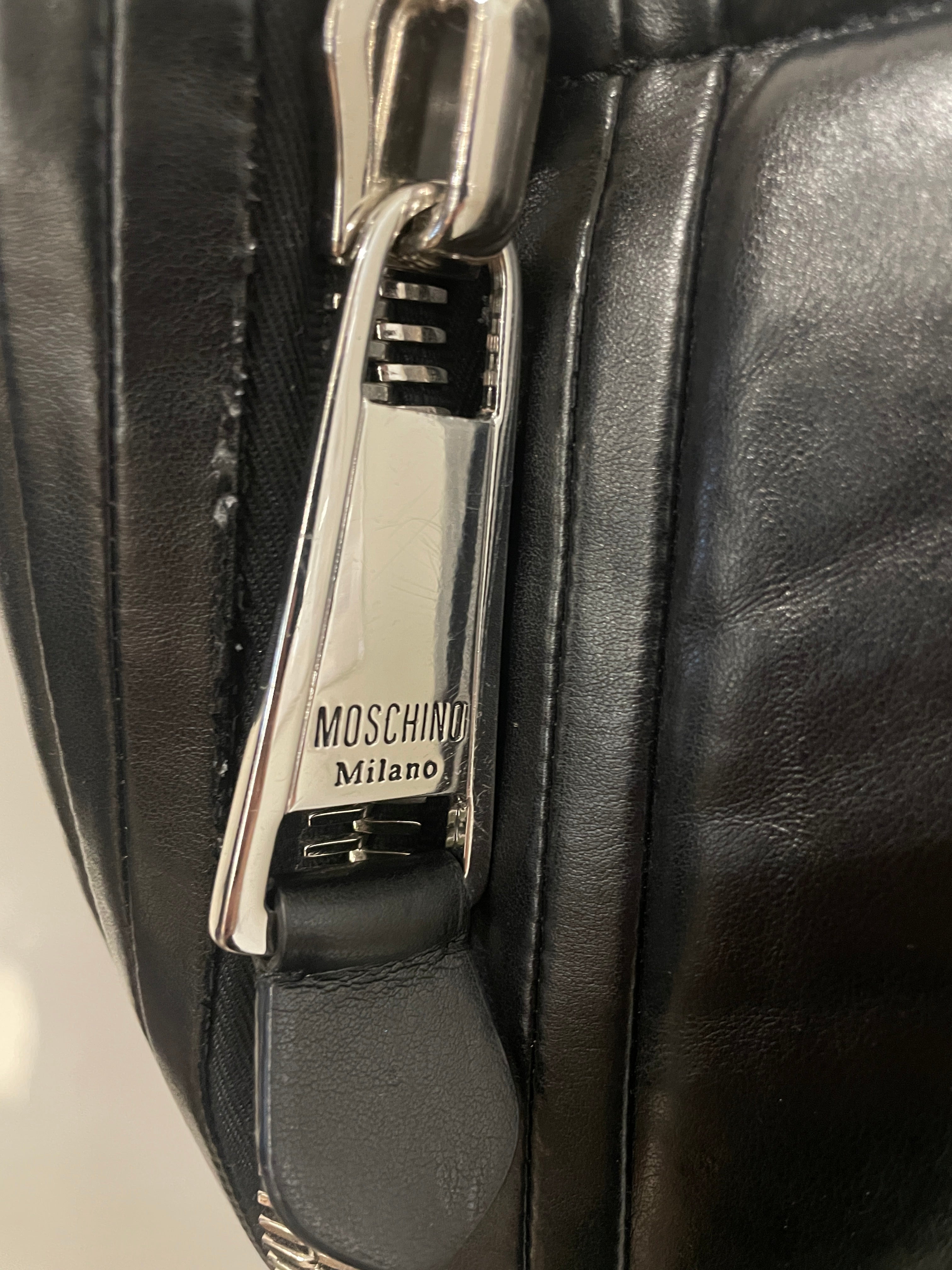 MOSCHINO/Bag/XL/Leather/BLK/JEREMY SCOTT view 6