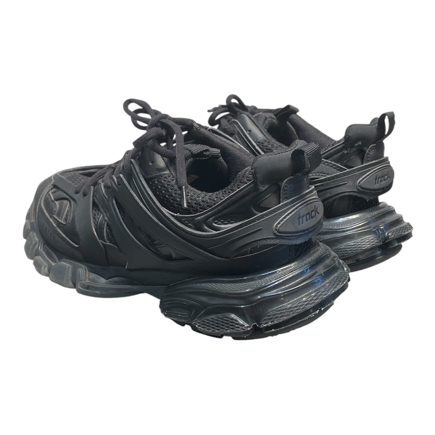 BALENCIAGA/Low-Sneakers/US 7/Leather/BLK/ view 2