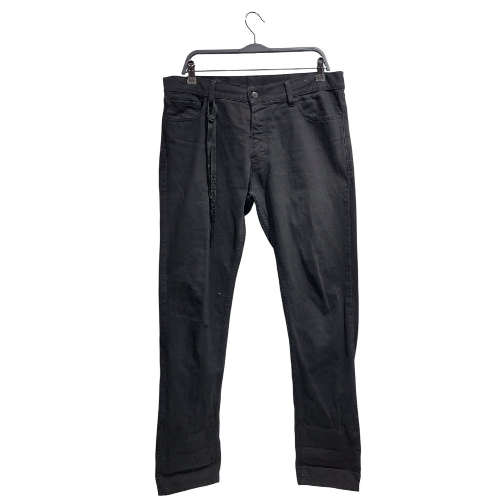 ANN DEMEULEMEESTER/Skinny Pants/L/Cotton/BLK/ view 1