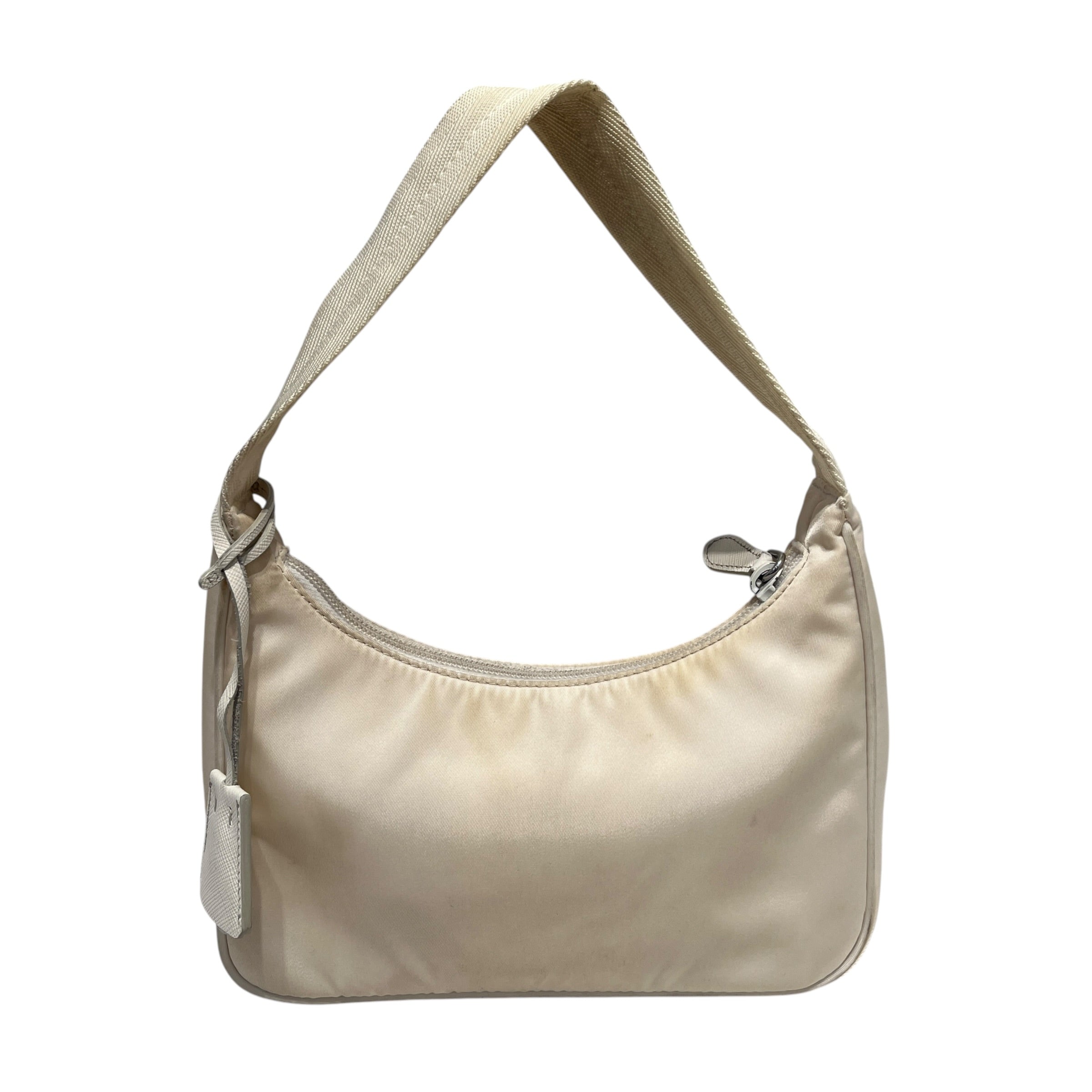 PRADA/Hand Bag/Nylon/WHT/Tessuto White Re-Edition 2000 view 2