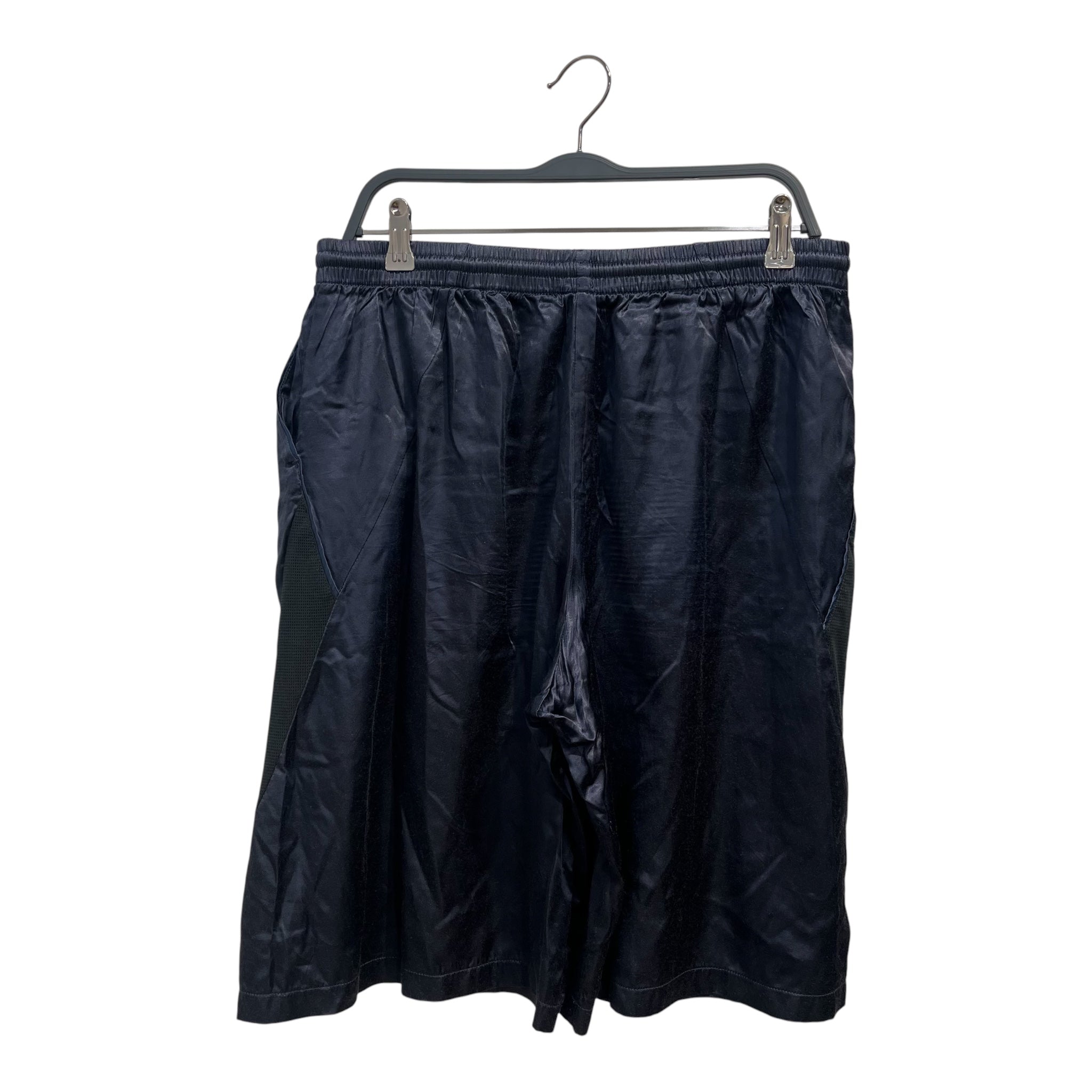 MARTINE ROSE/Shorts/LION SPORT LOGO BLK MESH BBALL view 2