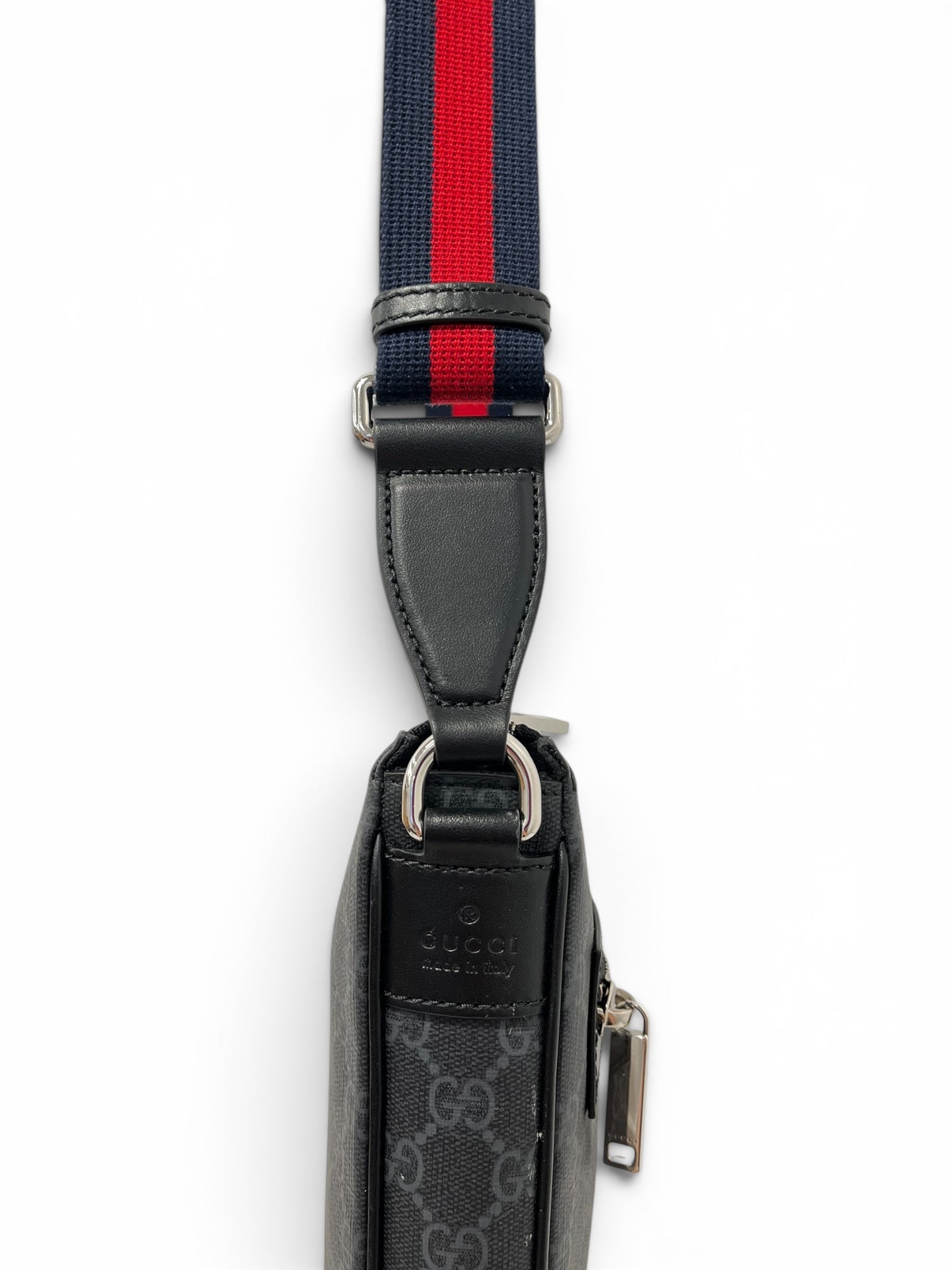 GUCCI/Cross Body Bag/Monogram/BLK/GG Messenger Bag view 9