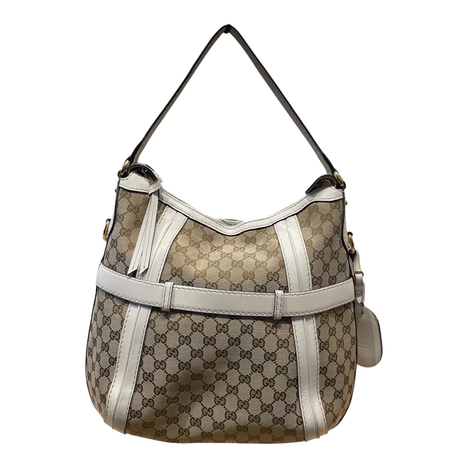 GUCCI/Bag/Monogram/Leather/KHK/GG Running Hobo view 2
