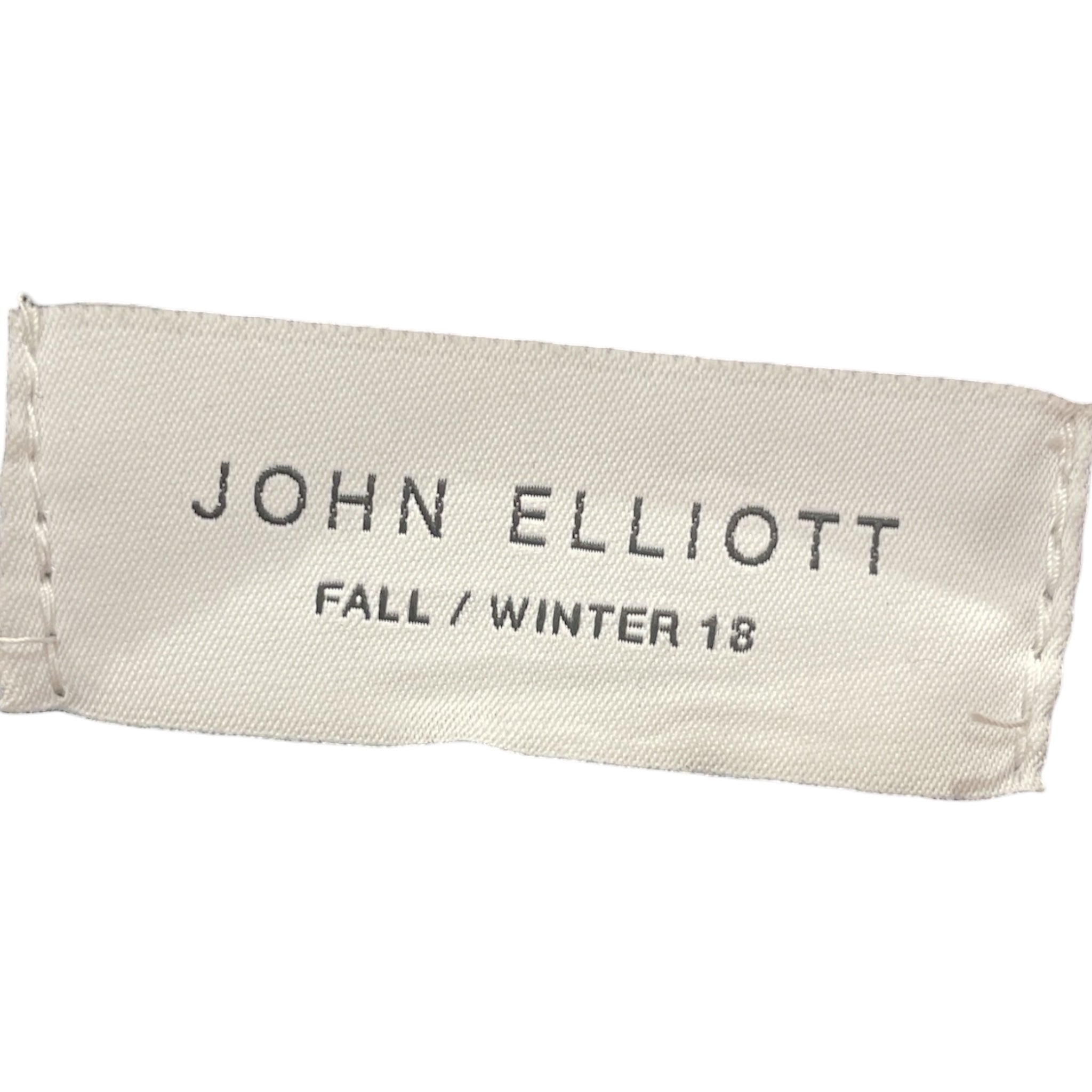 JOHN ELLIOTT/Denim Jkt/2/Denim/BLK/Ripped Collar Neck Jacket view 3