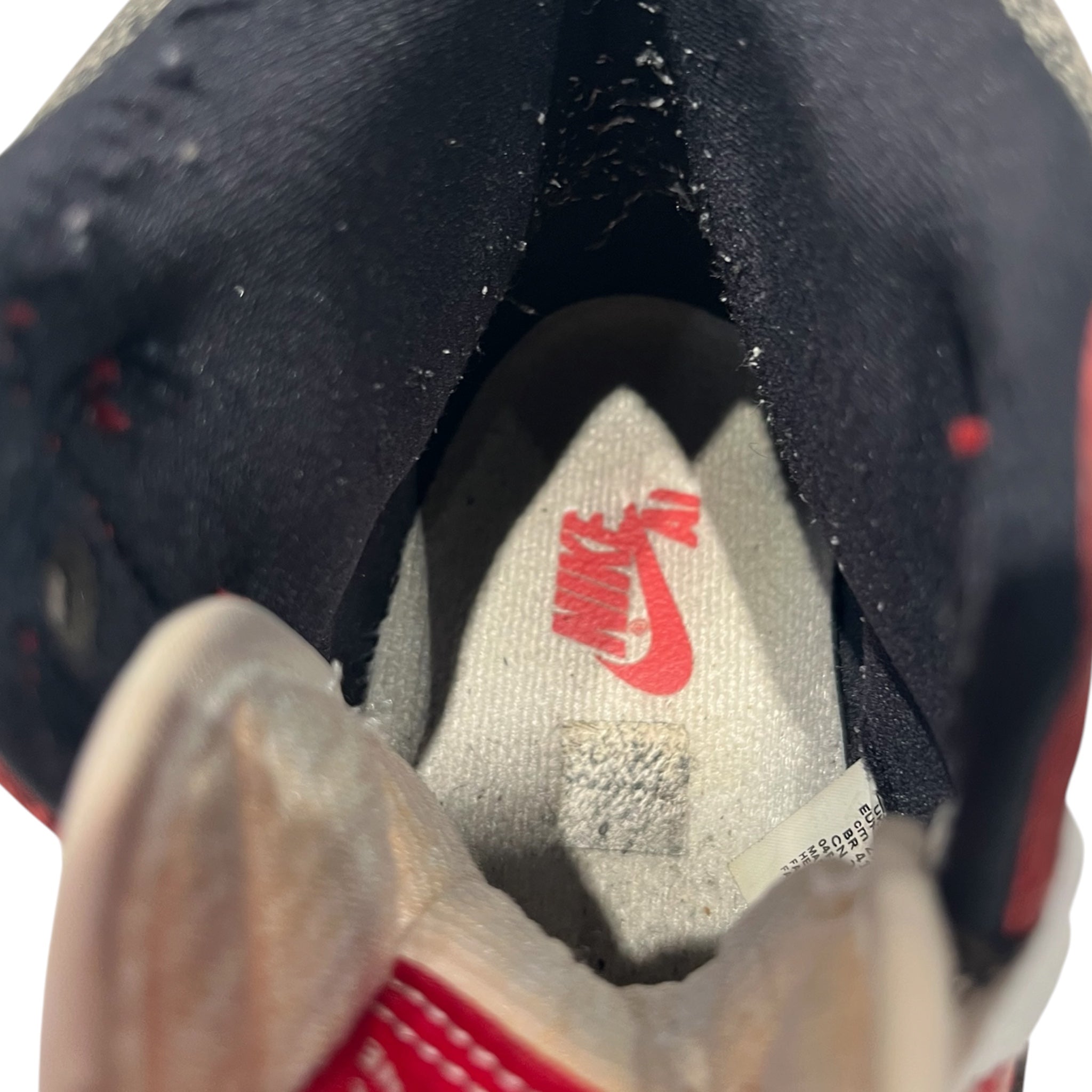 NIKE/Hi-Sneakers/US 9.5/RED/JORDAN 1/  CRACKLE HEEL view 3
