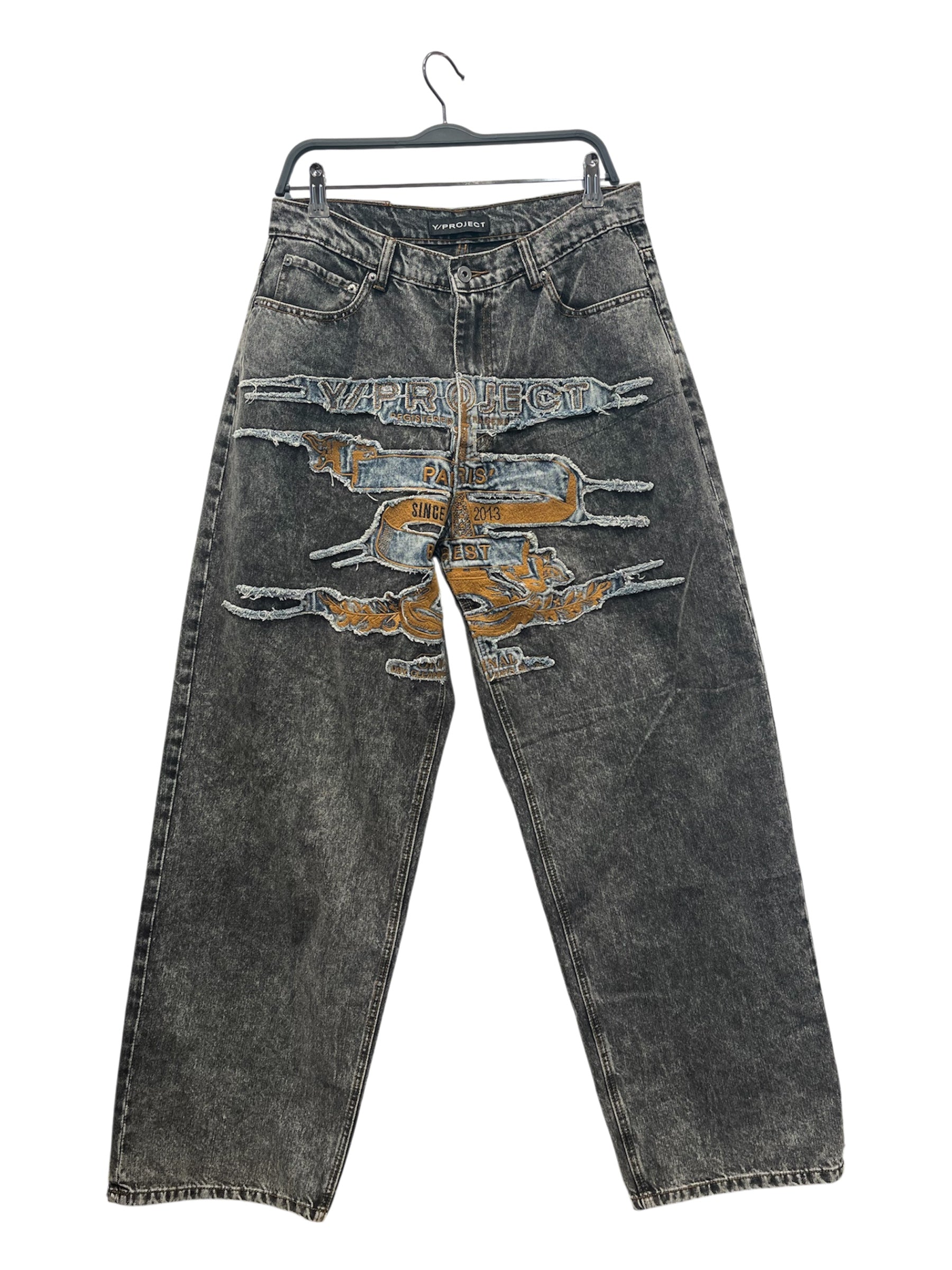 Y/PROJECT/Straight Pants/Denim/IDG/ view 1