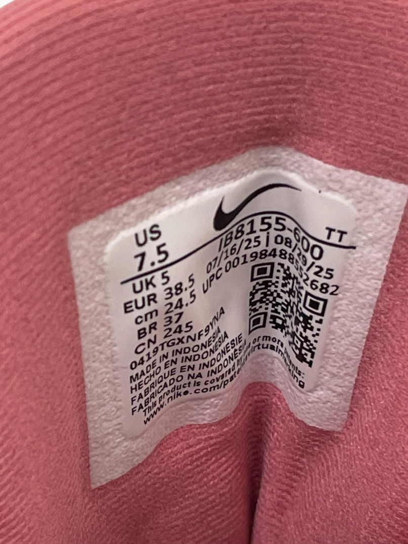 NIKE/Low-Sneakers/US 7.5/Stripe/Cotton/PNK/PINK OMBRE SHOE view 6