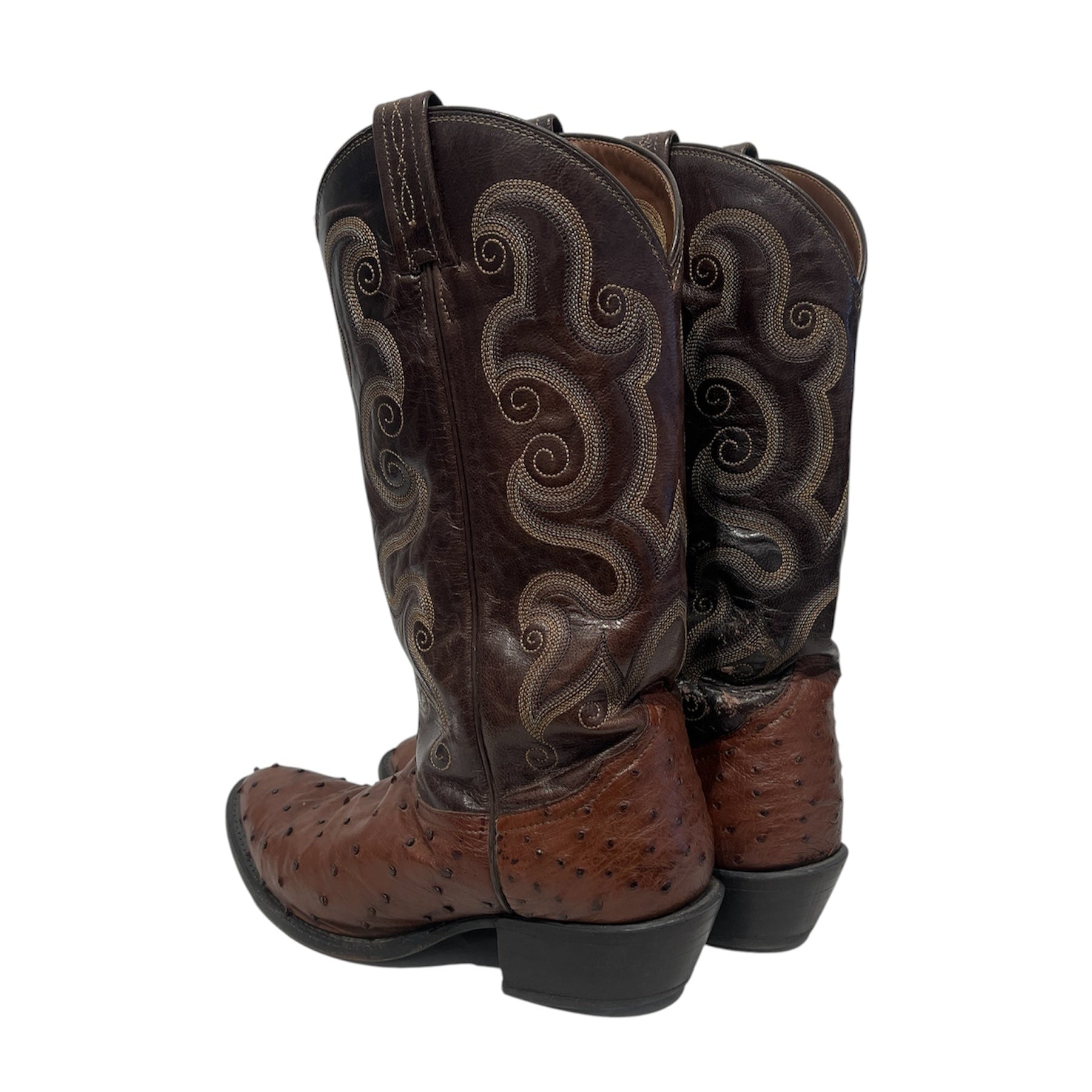 Tony Lama/Cowboy Boots/US 8.5/Animal Pattern/Leather/BRW/ view 2
