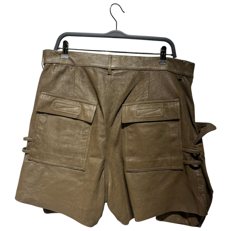 Rick Owens/Shorts/34/Leather/KHK/STEFAN CARGO/ PORTERVILLE