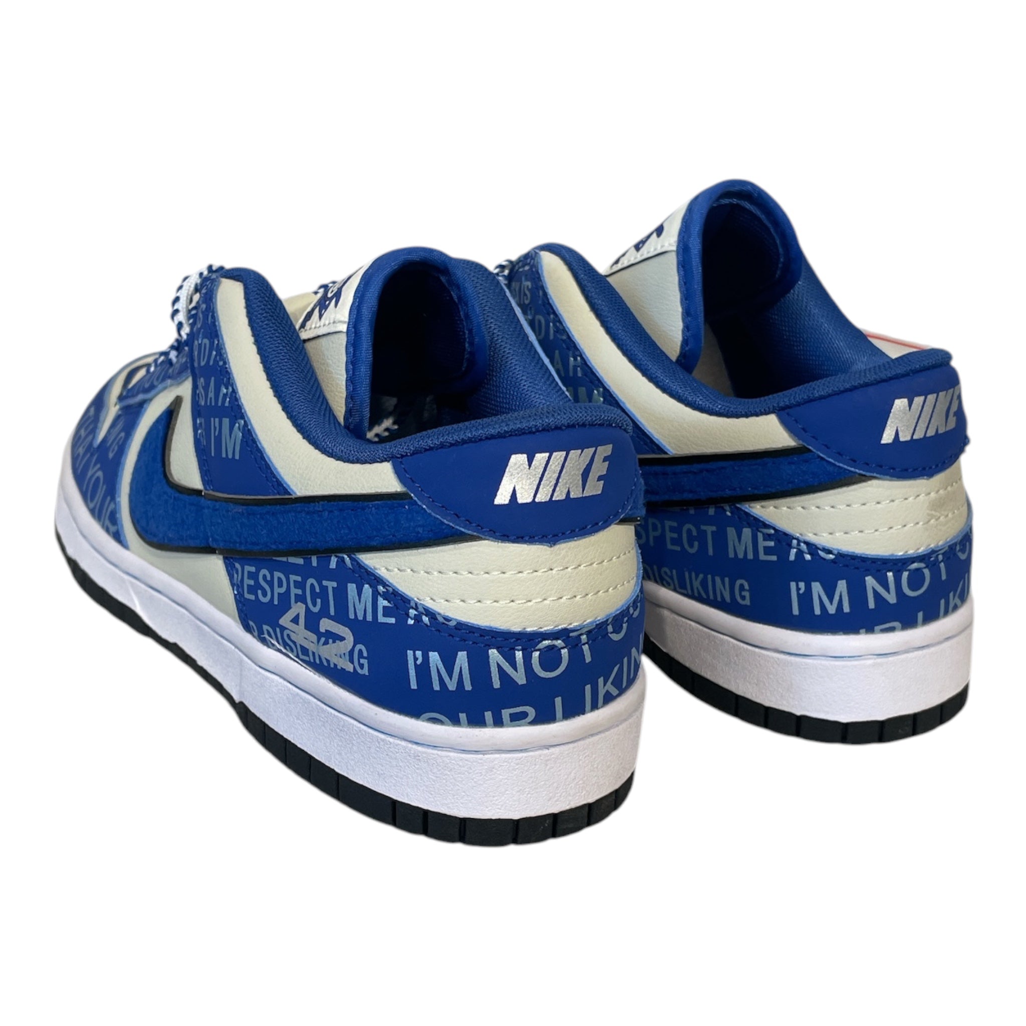 NIKE SB/Low-Sneakers/US 9.5/Leather/BLU/DUNK LOW JACKIE ROBINSON view 2