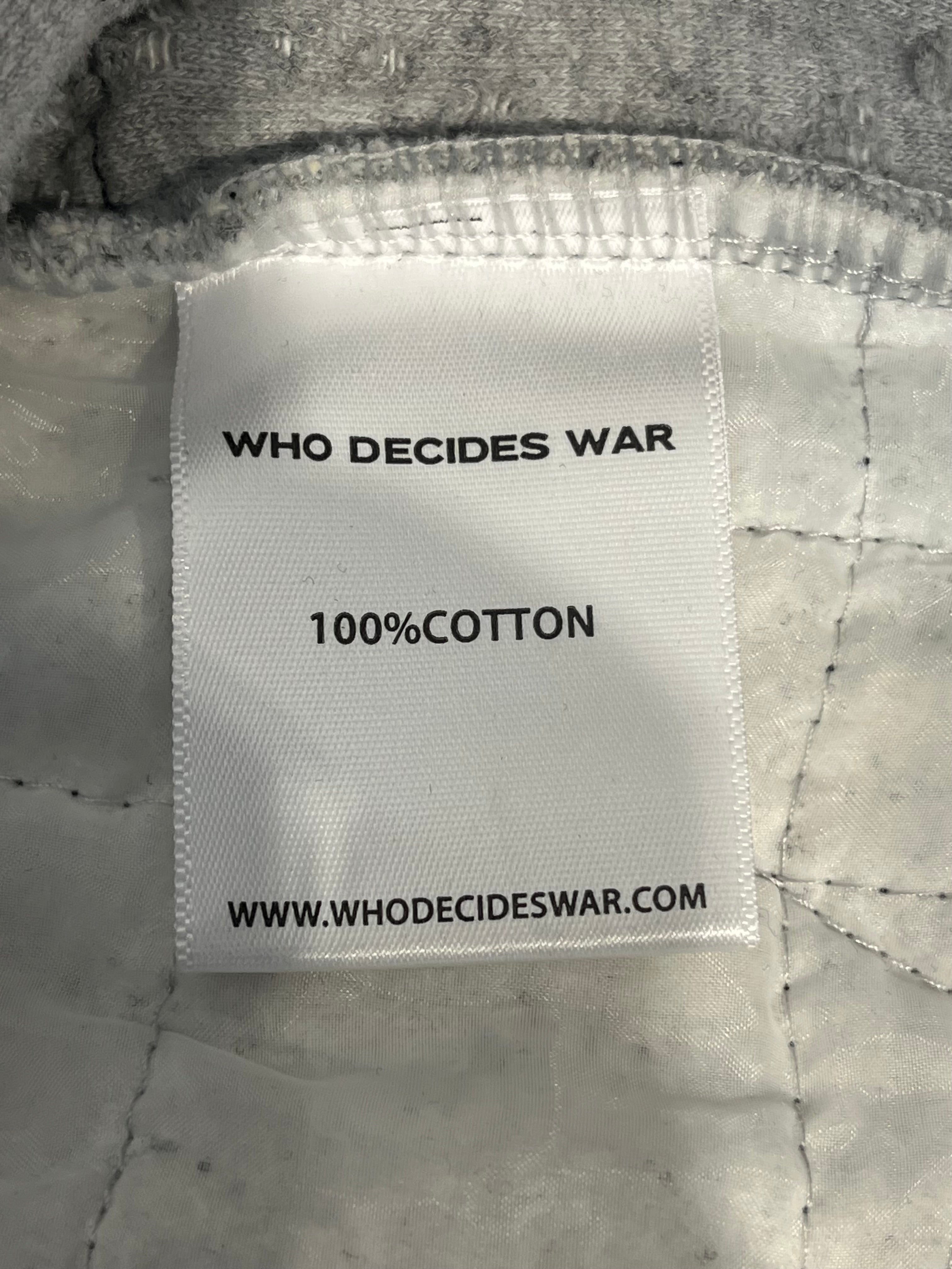 WHO DECIDES WAR/Hoodie/XXL/Cotton/GRY/MIX MATERIAL LACE HOODIE view 4