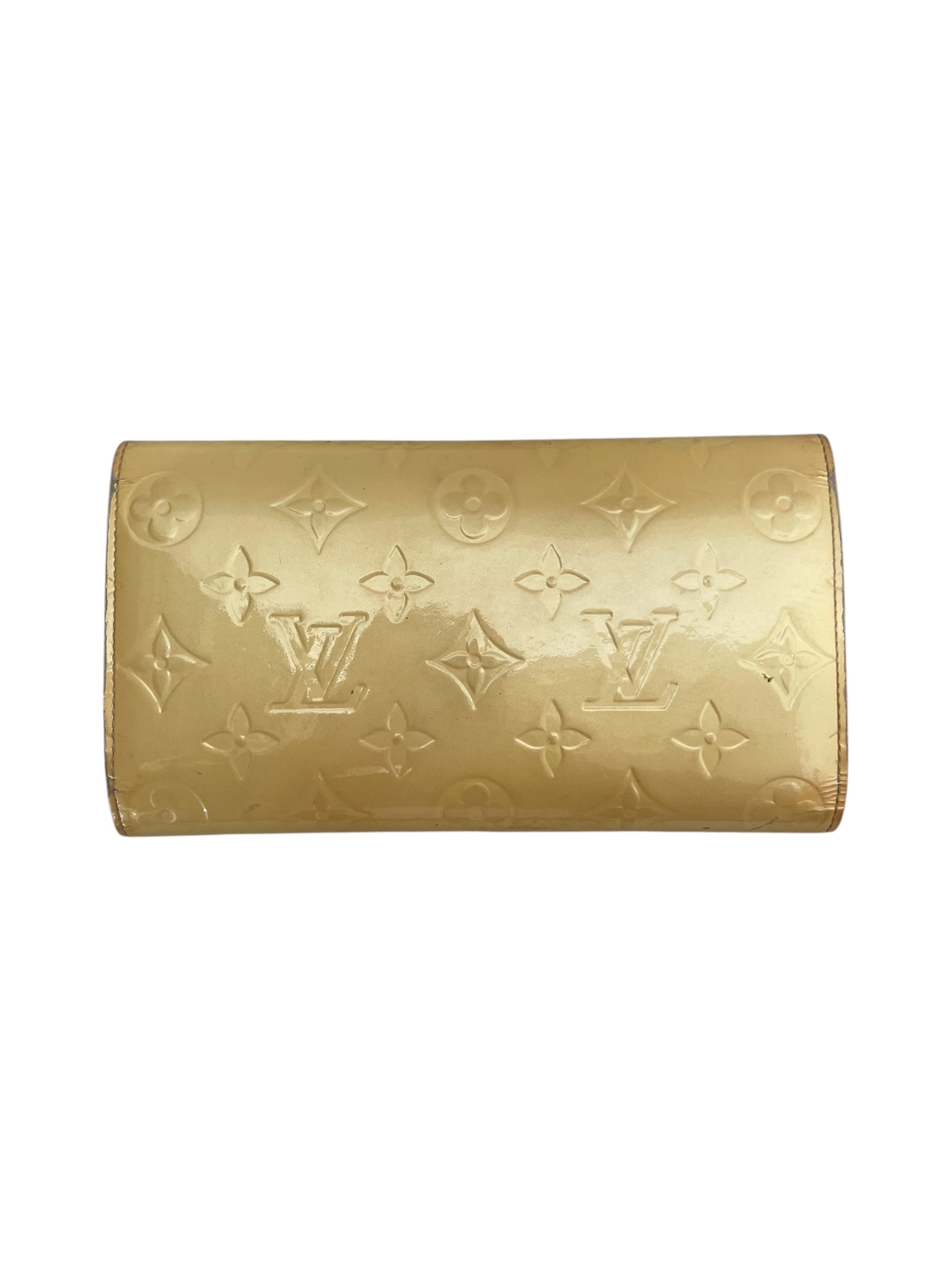 LOUIS VUITTON/Trifold Wallet/Monogram/GLD/L's/PATENT LEATHER view 2