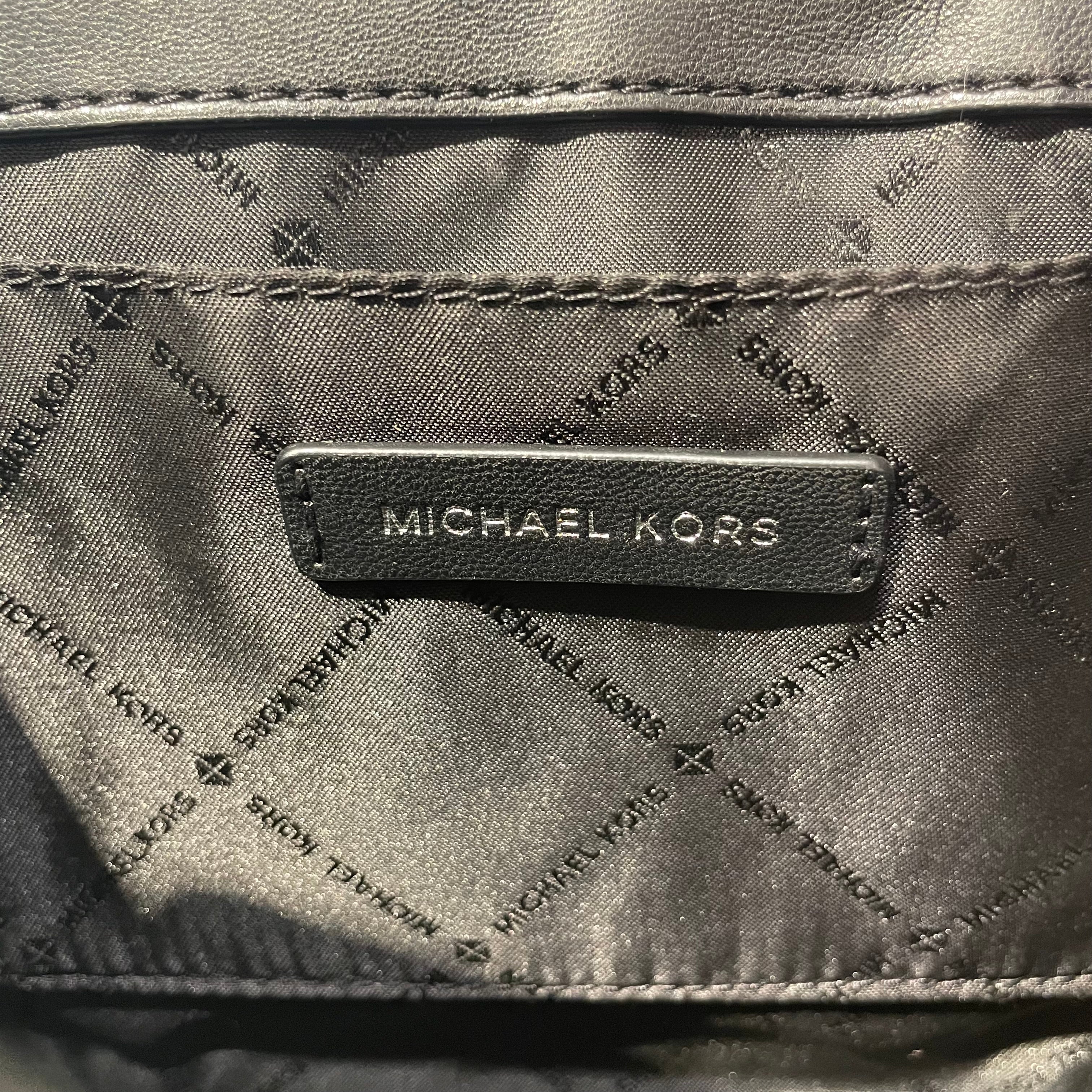 MICHAEL KORS/Cross Body Bag/Leather/BLK/ view 3